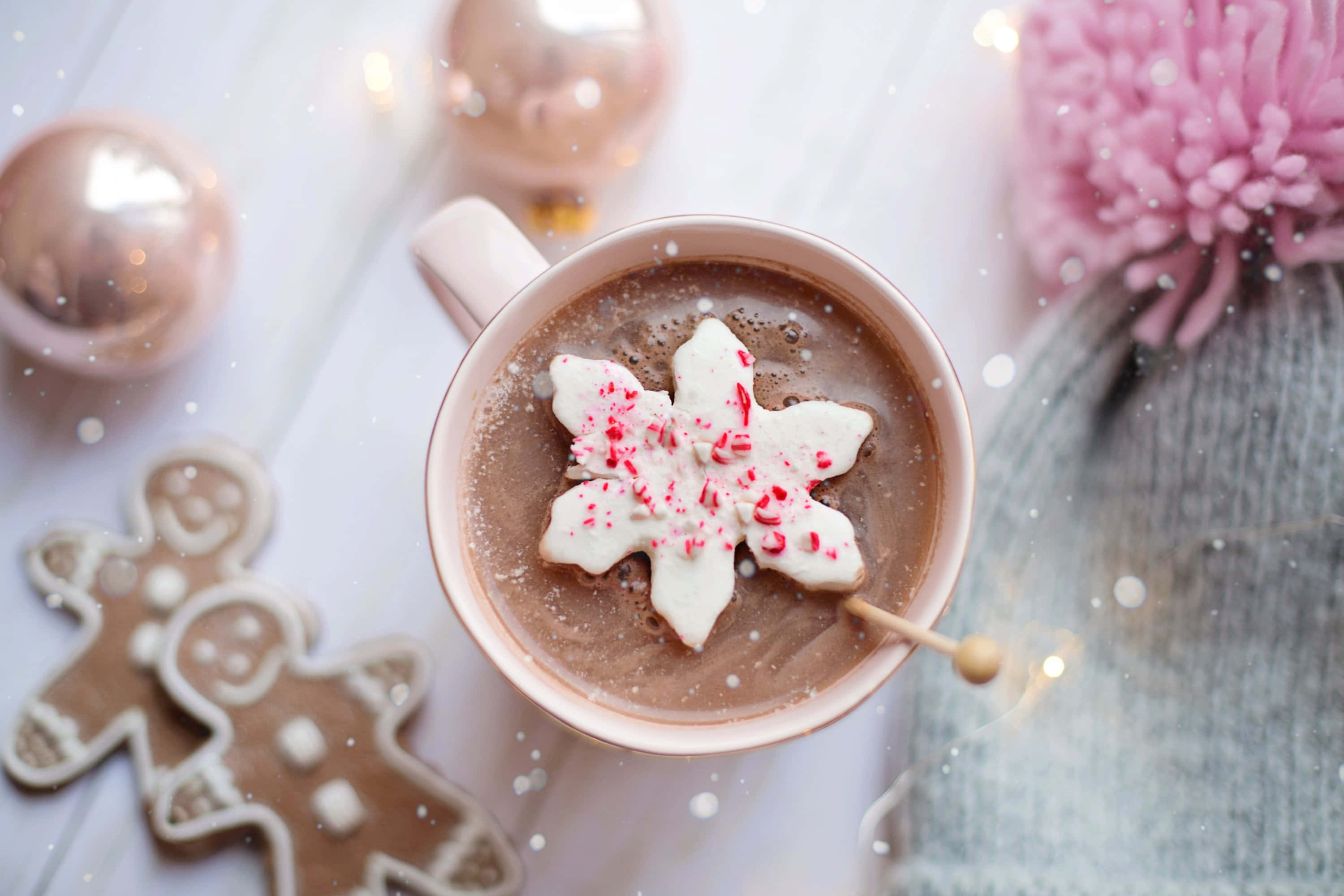 hot chocolate 3000 x 2000, whipped cream, chocolate shavings, 2K Desktop Wallpaper
