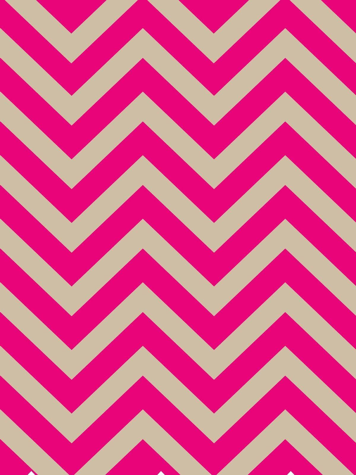 hot pink, white chevron pattern, beige zigzag chevron pattern, HD Phone Wallpaper