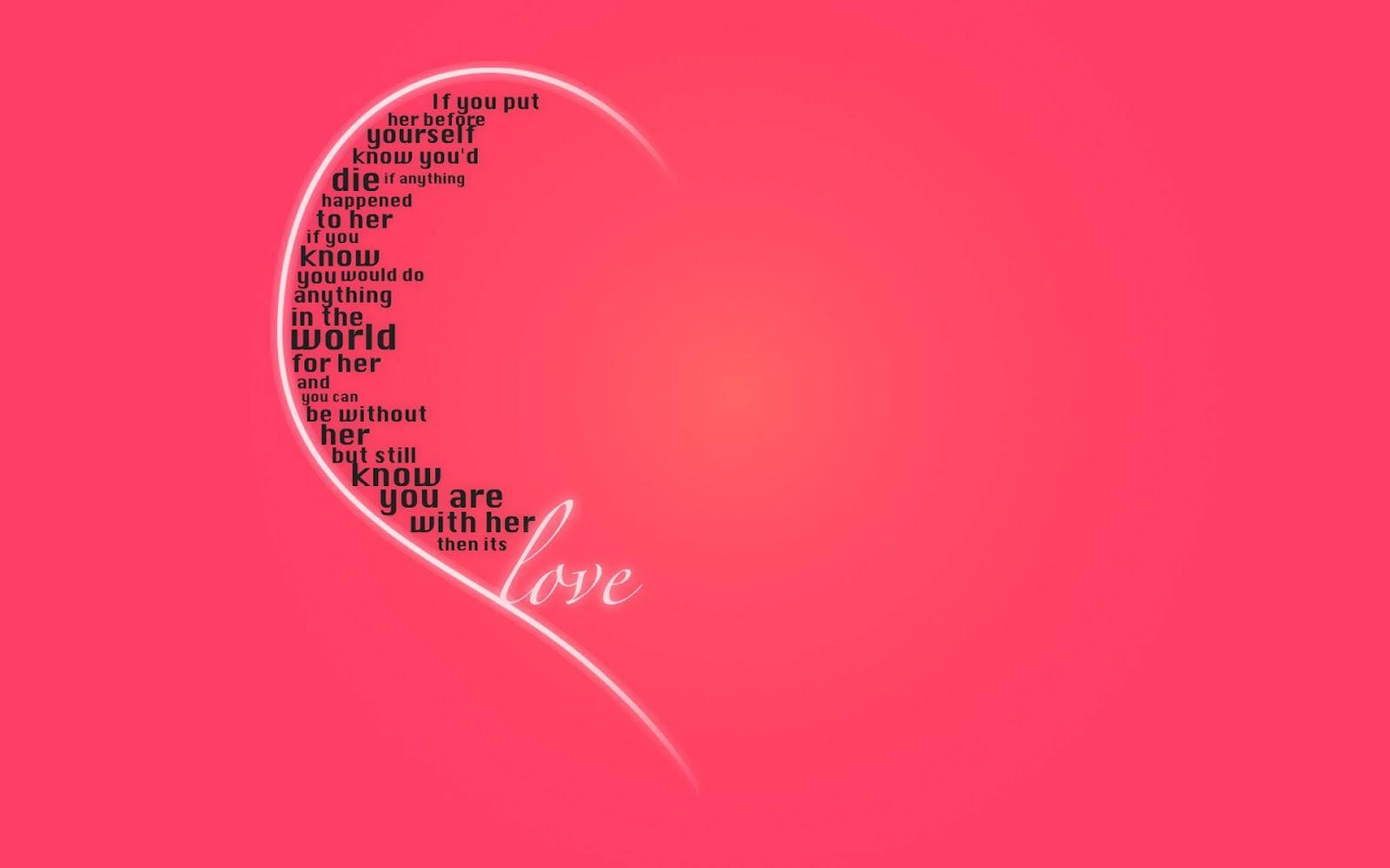 Hot Pink, love, heart, HD Desktop Wallpaper