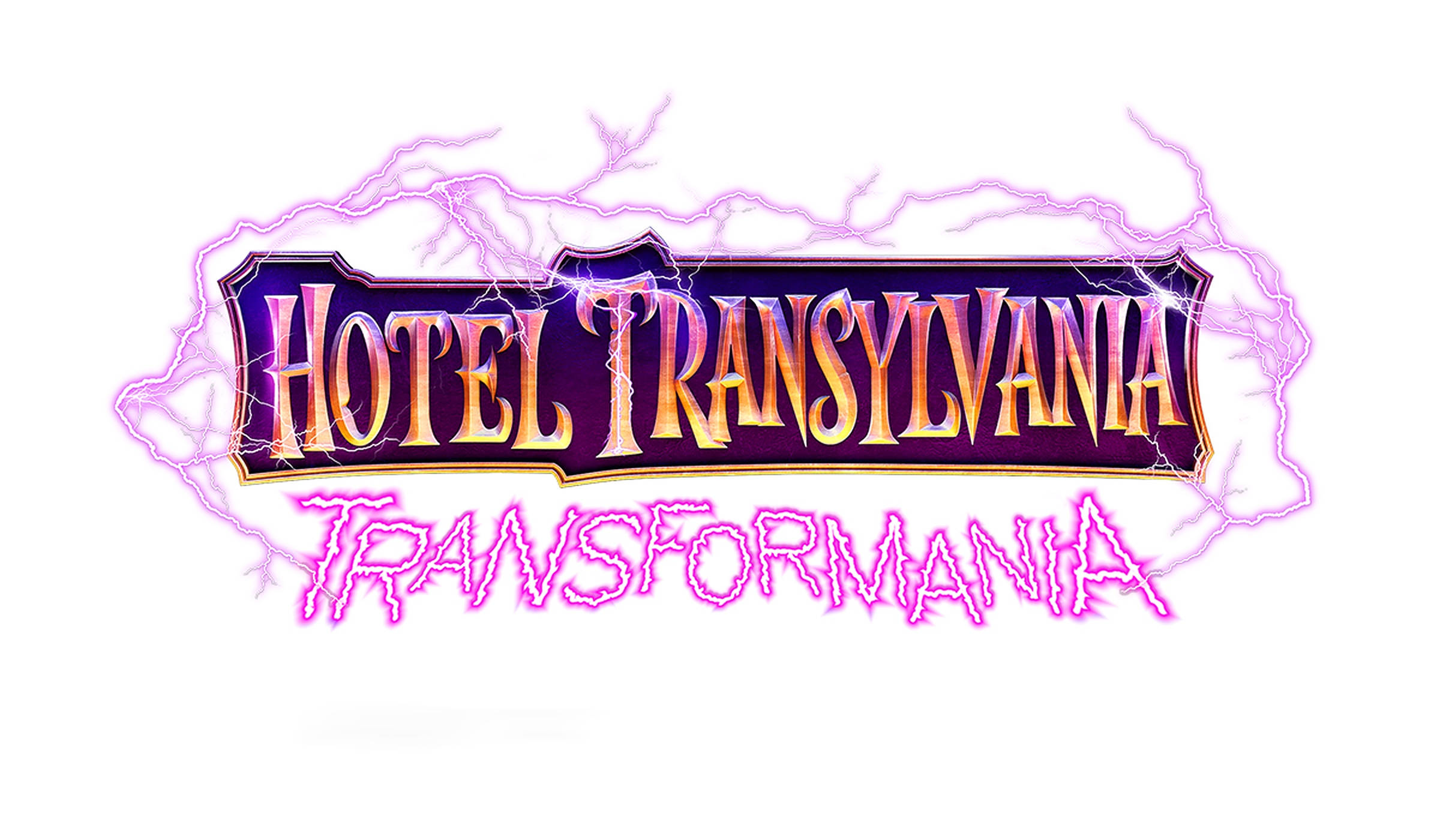 Hotel Transylvania Transformania, neon pink, purple, Full HD Desktop Wallpaper