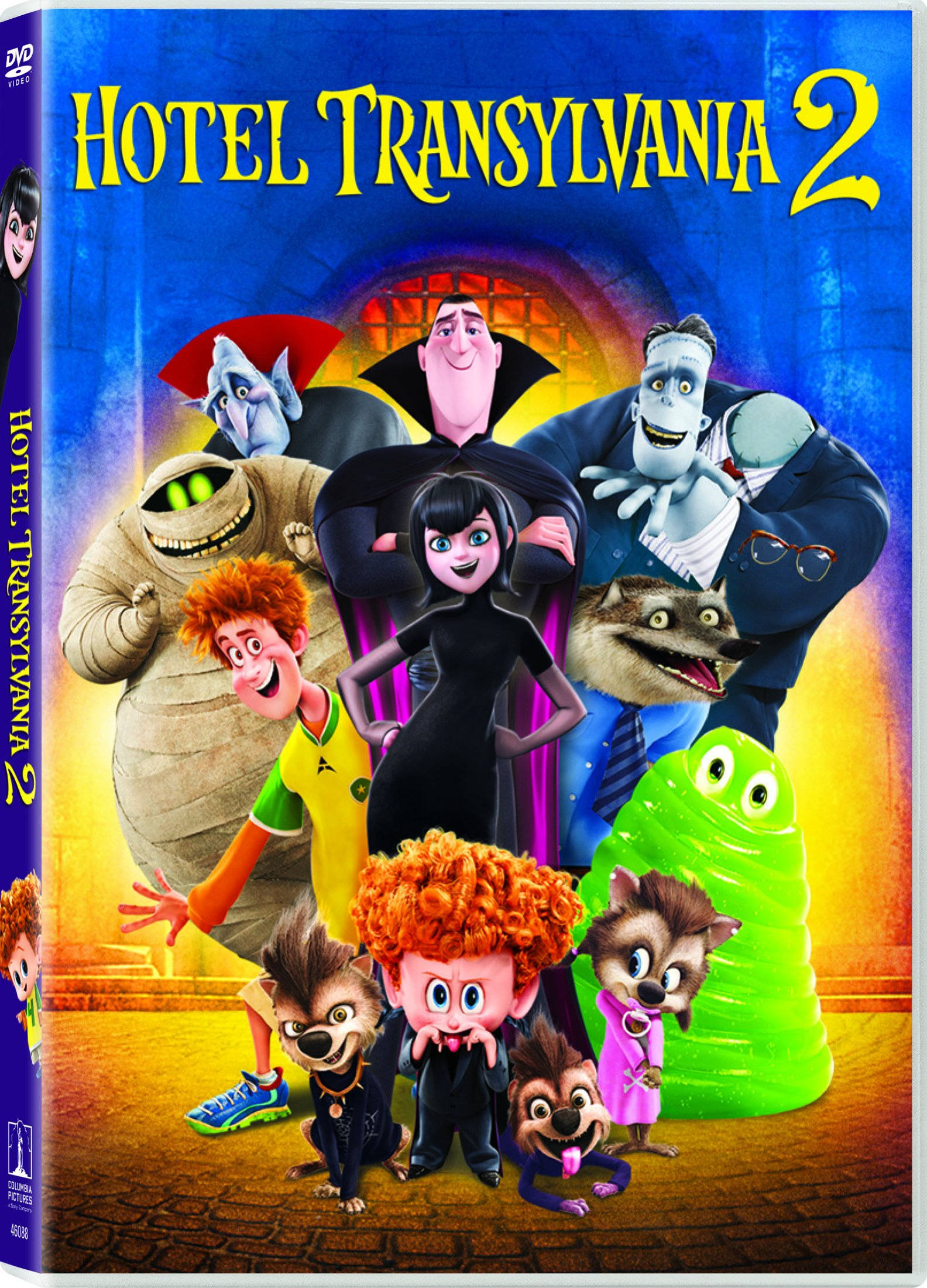 Hotel Transylvania 2, DVD Cover, animated movie poster, Full HD Phone Wallpaper
