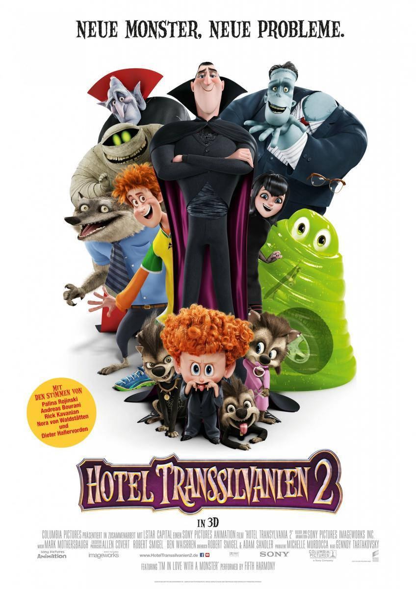Hotel Transylvania 2, white poster, quirky monsters, SD Phone Wallpaper