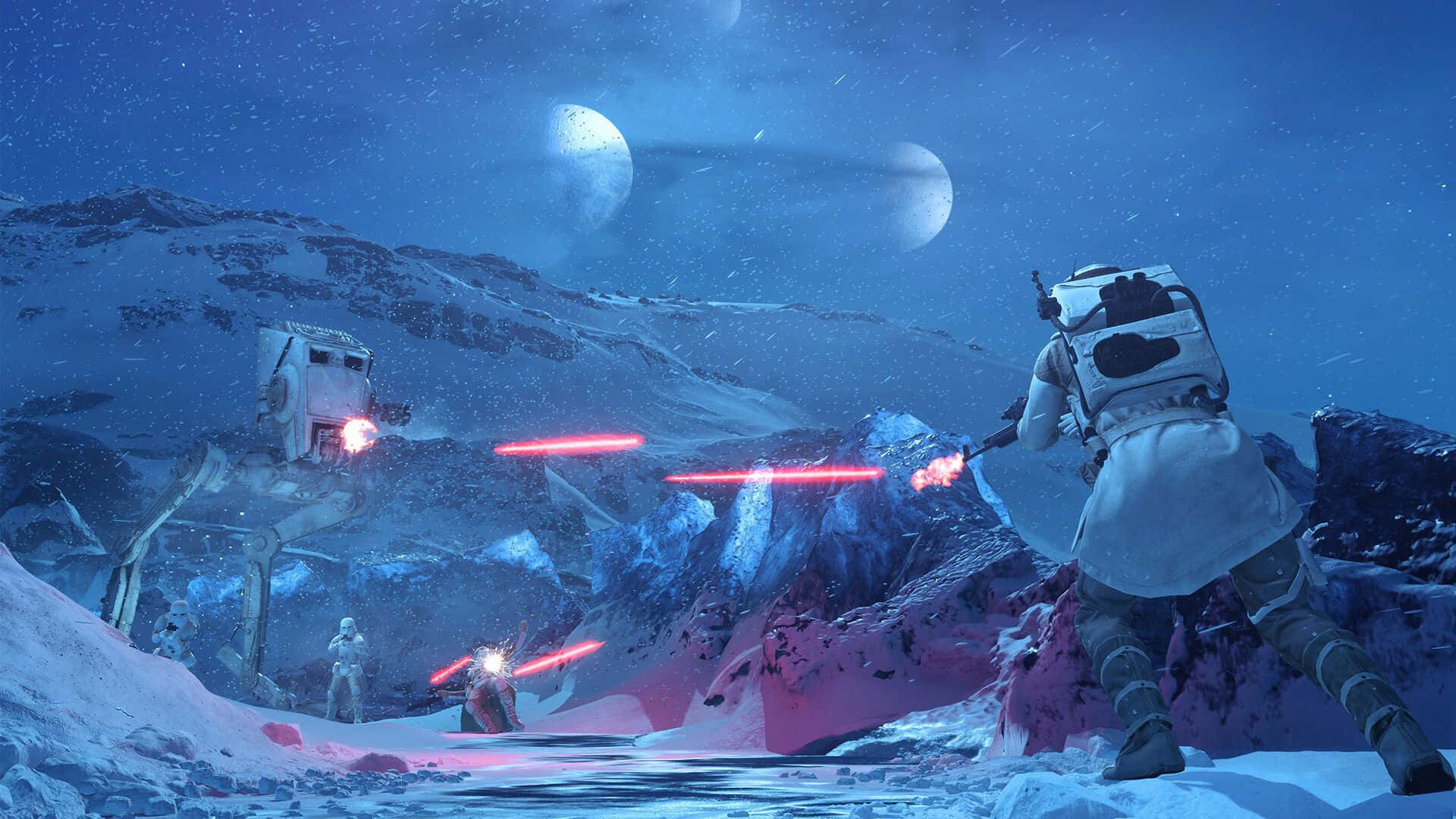 Hoth, snowtrooper, rebels, Full HD Desktop Wallpaper