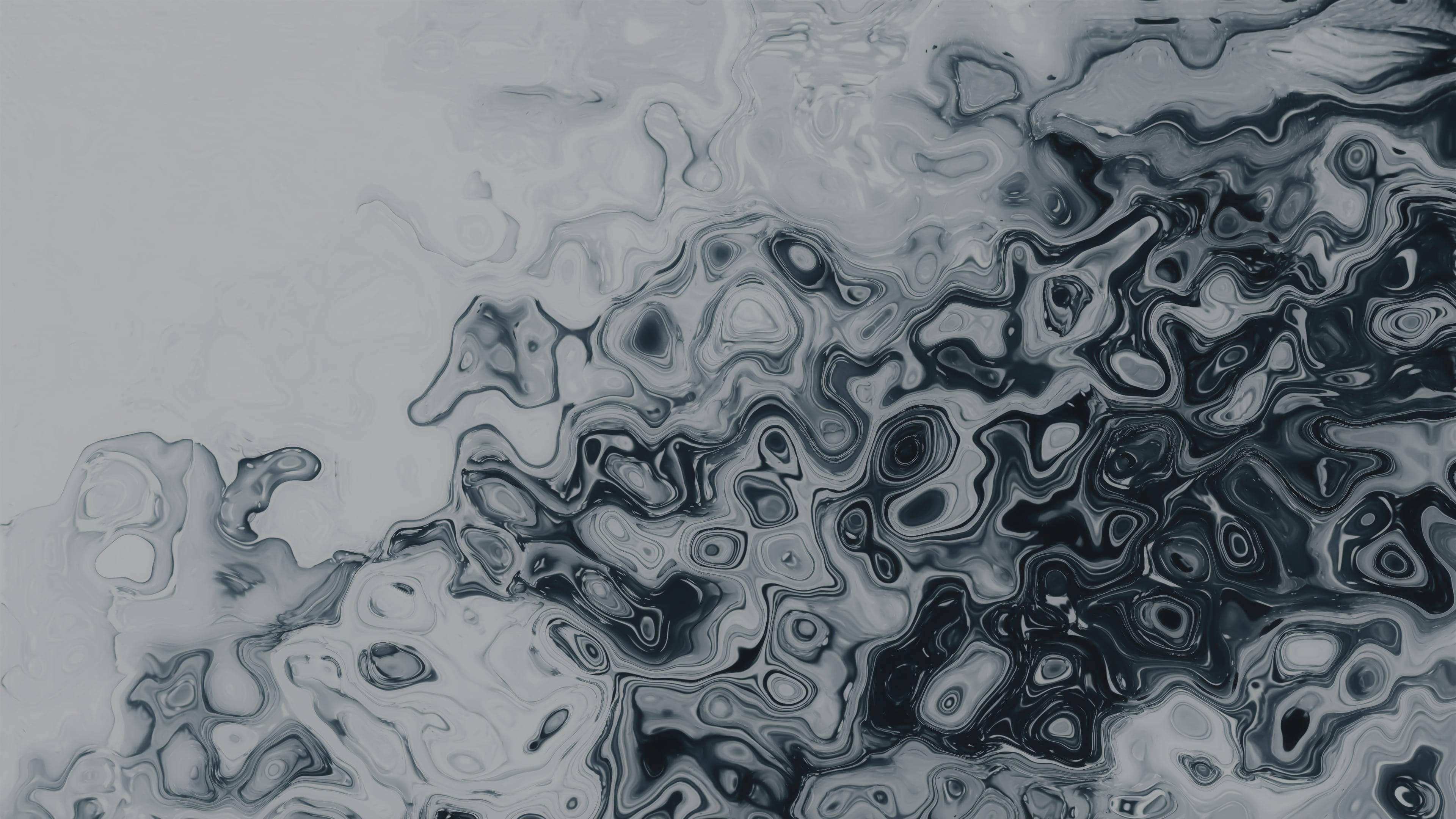abstract grayscale paint texture, gray, black ink, 4K Desktop Wallpaper