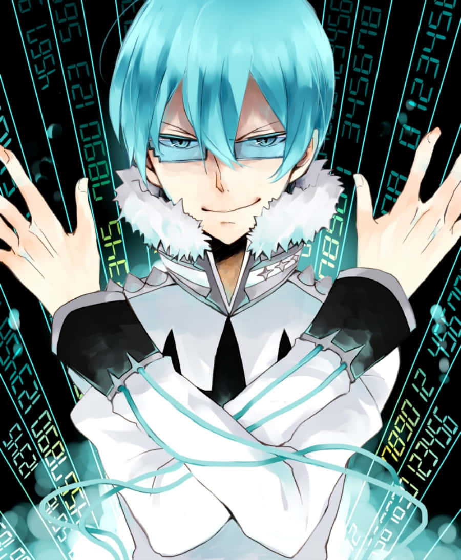 Houka Inumuta, cyan-haired, glasses, SD Phone Wallpaper