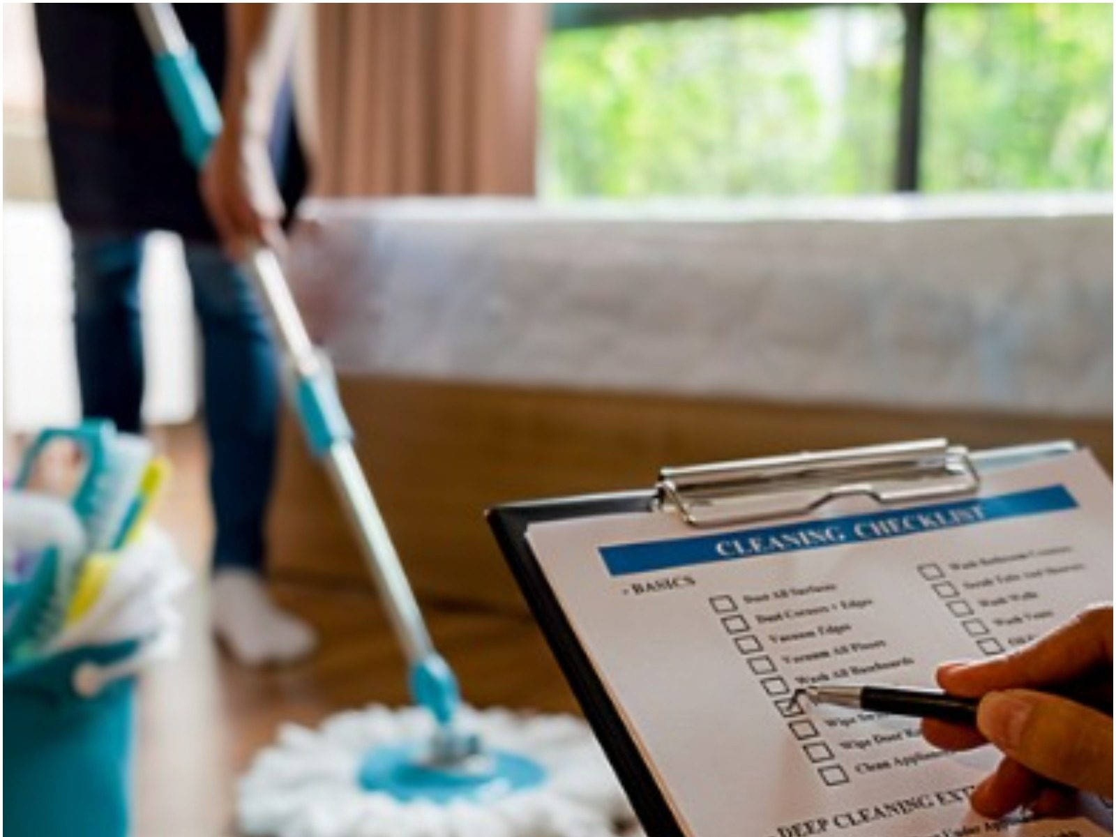 housekeeper cleaning performance checklist, wooden floor, window, HD Desktop Wallpaper