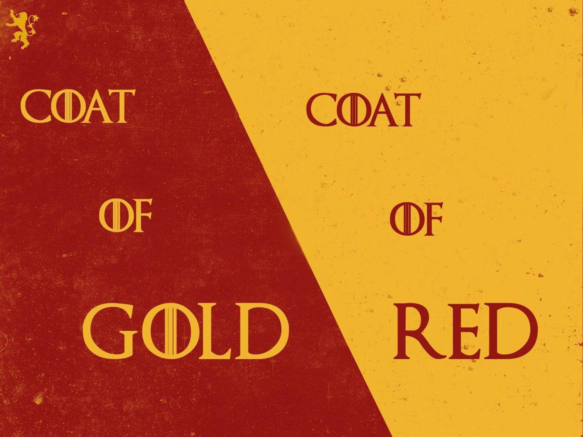 House Lannister, red, gold, Full HD Desktop Wallpaper