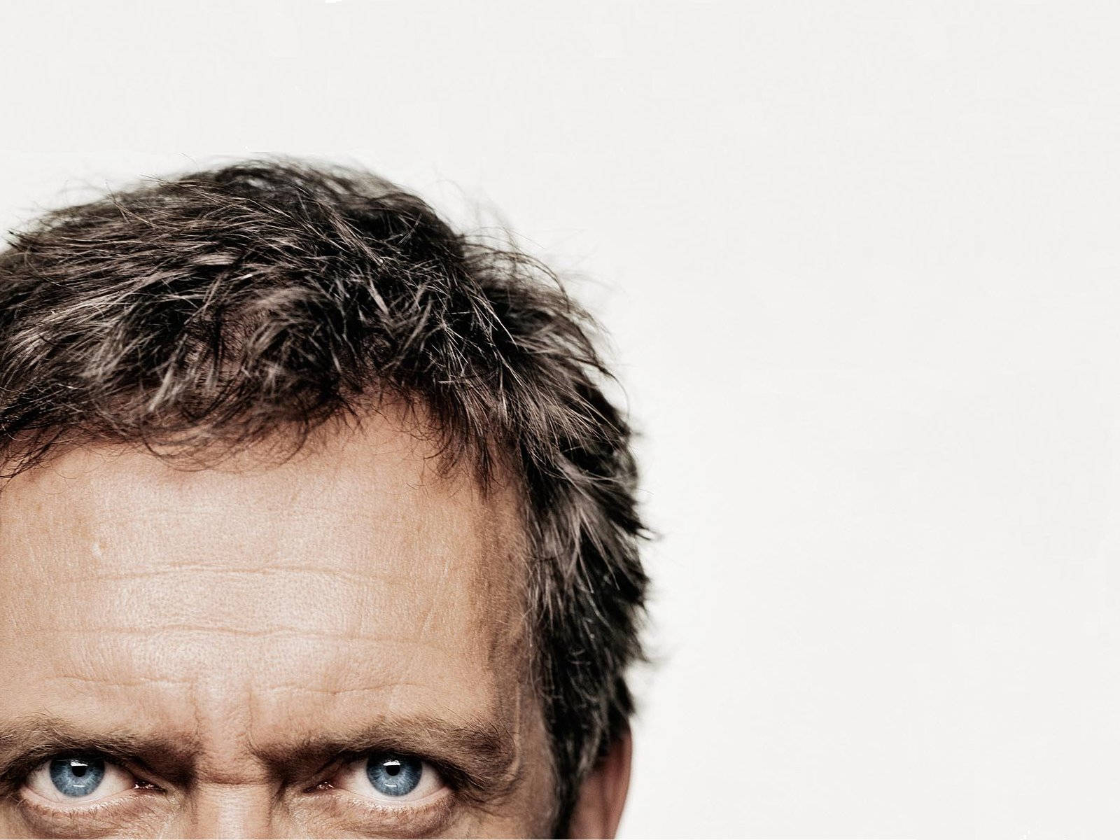 House MD, blue eyes, gray hair, HD Desktop Wallpaper