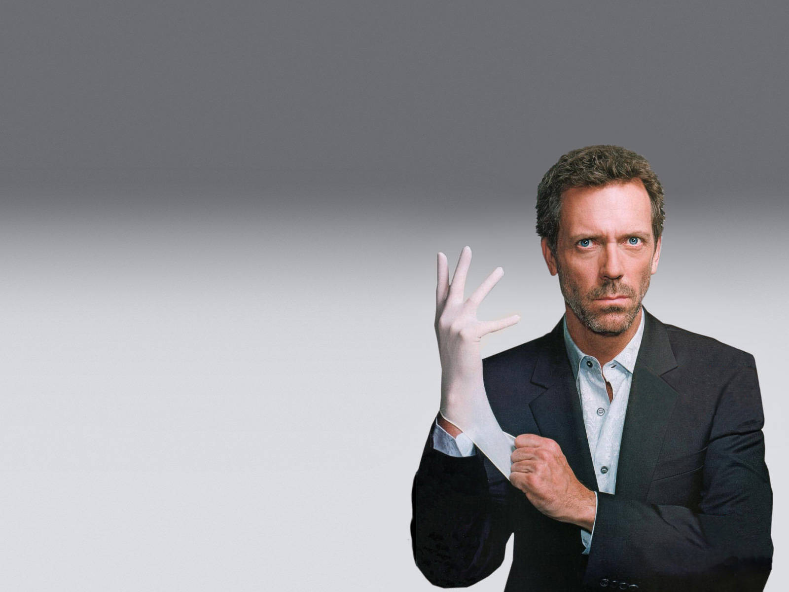House MD, white glove, dark suit, HD Desktop Wallpaper