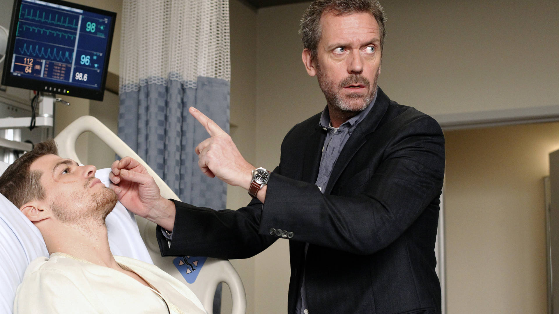 House MD, doctor, dark suit, Full HD Desktop Wallpaper