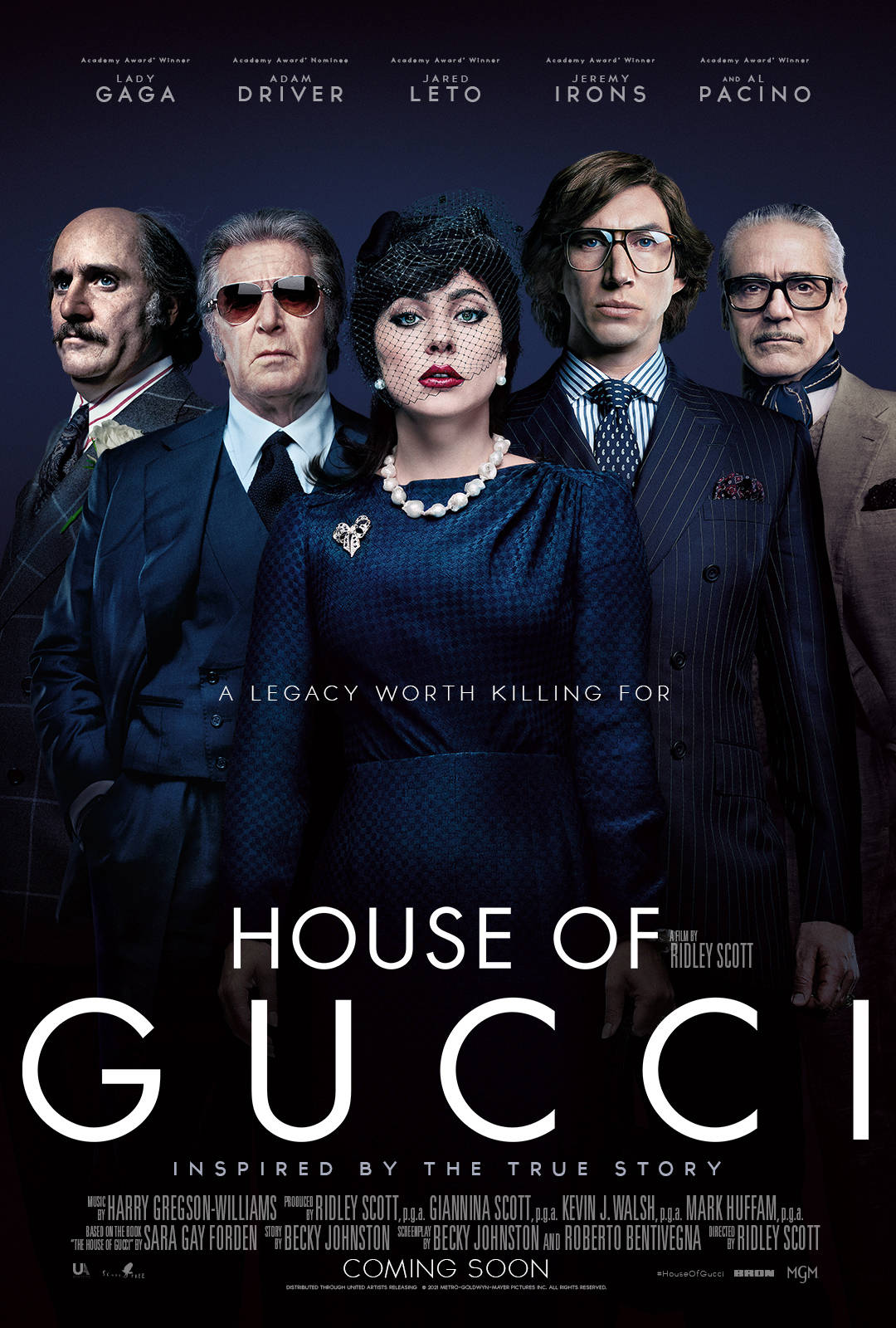 House Of Gucci, all black outfit, movie poster, HD Phone Wallpaper