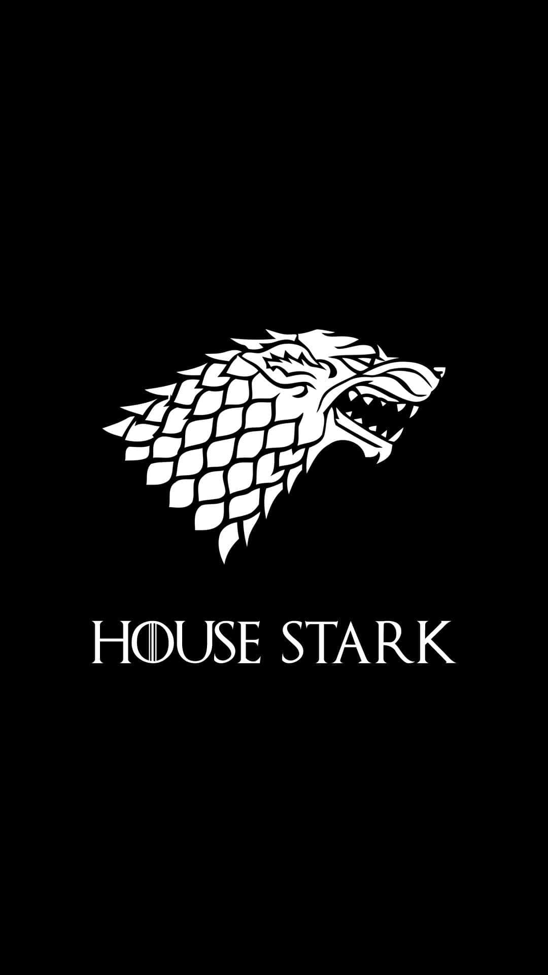 House Stark, direwolf sigil, stark white, Full HD Phone Wallpaper