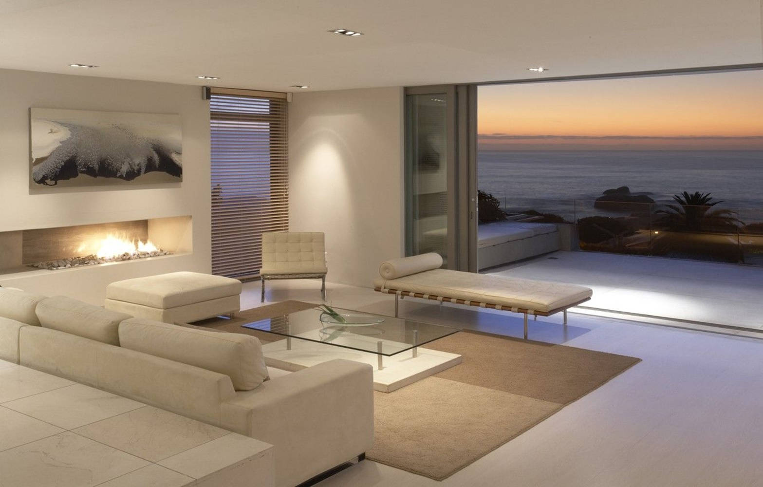 minimalist apartment interior design, modern minimalist living room, beige furniture, HD Desktop Wallpaper