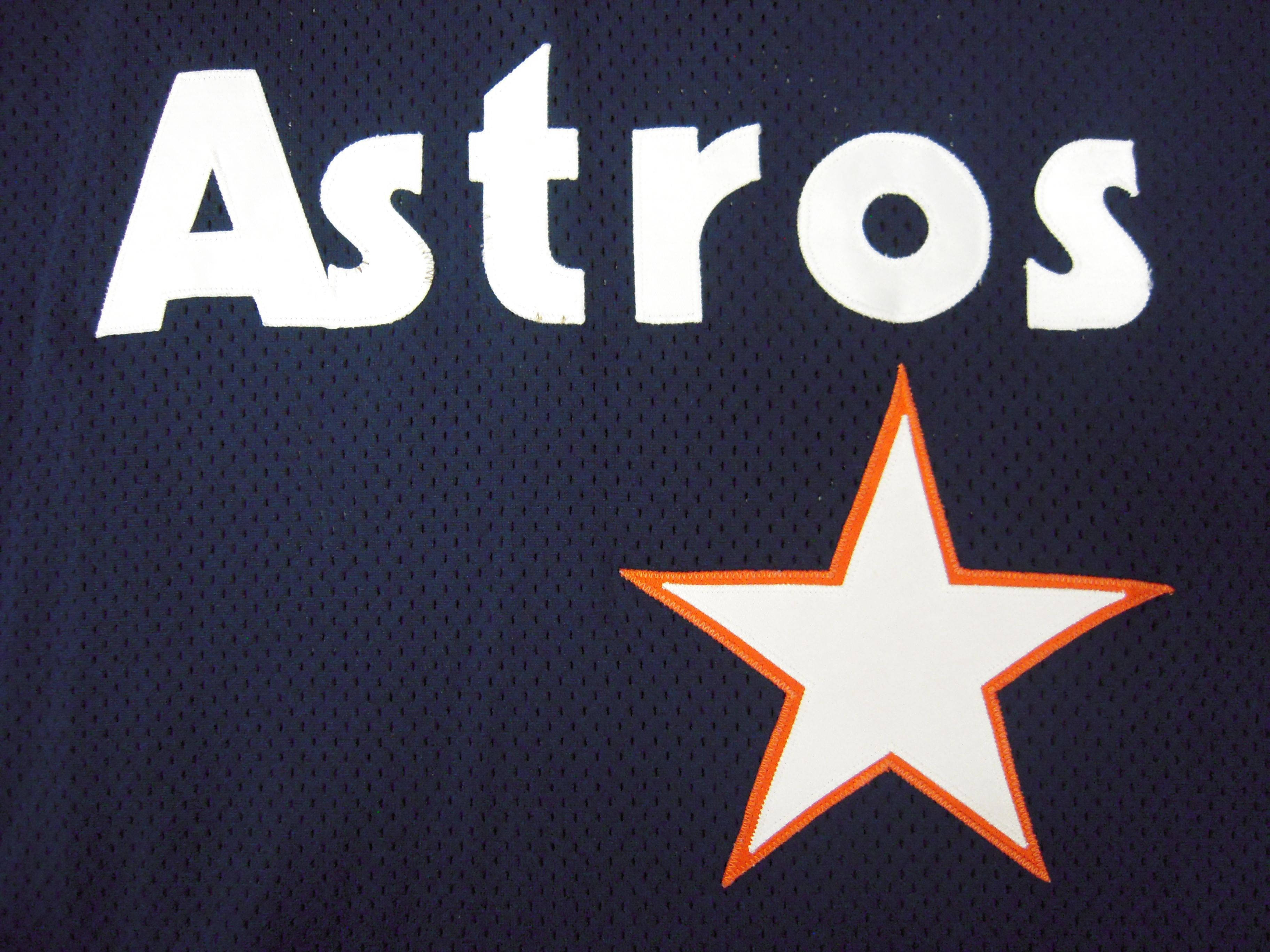 Houston Astros, navy blue, white lettering, 2K Desktop Wallpaper