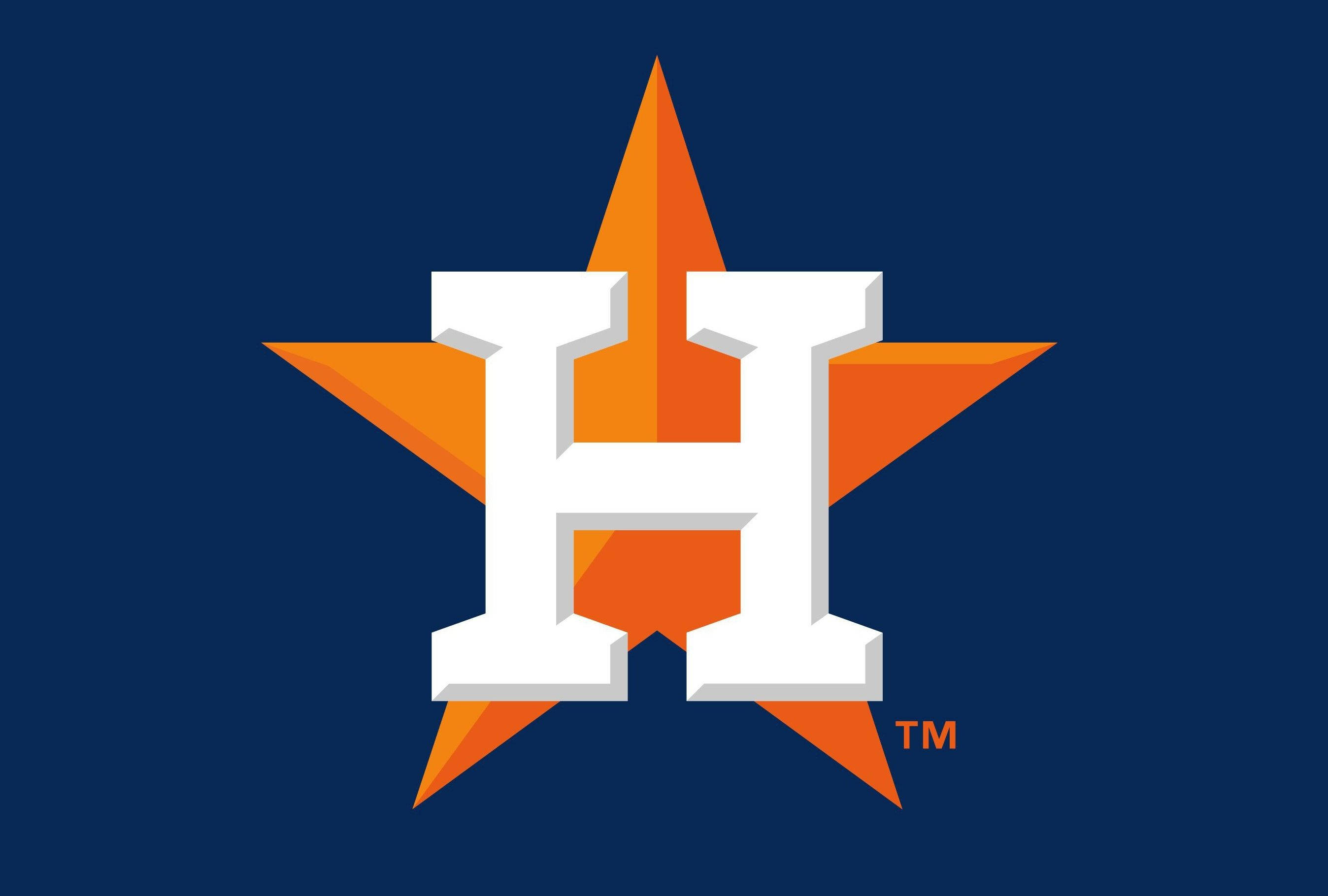 Houston Astros, H Logo, white letter H, 2K Desktop Wallpaper