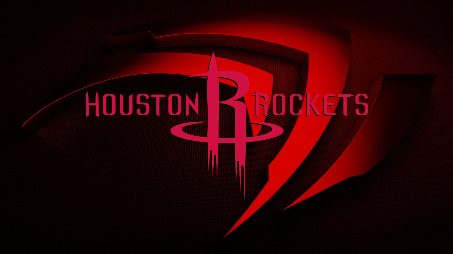 Houston Rockets, dark aesthetic, bold red, Full HD Desktop Wallpaper