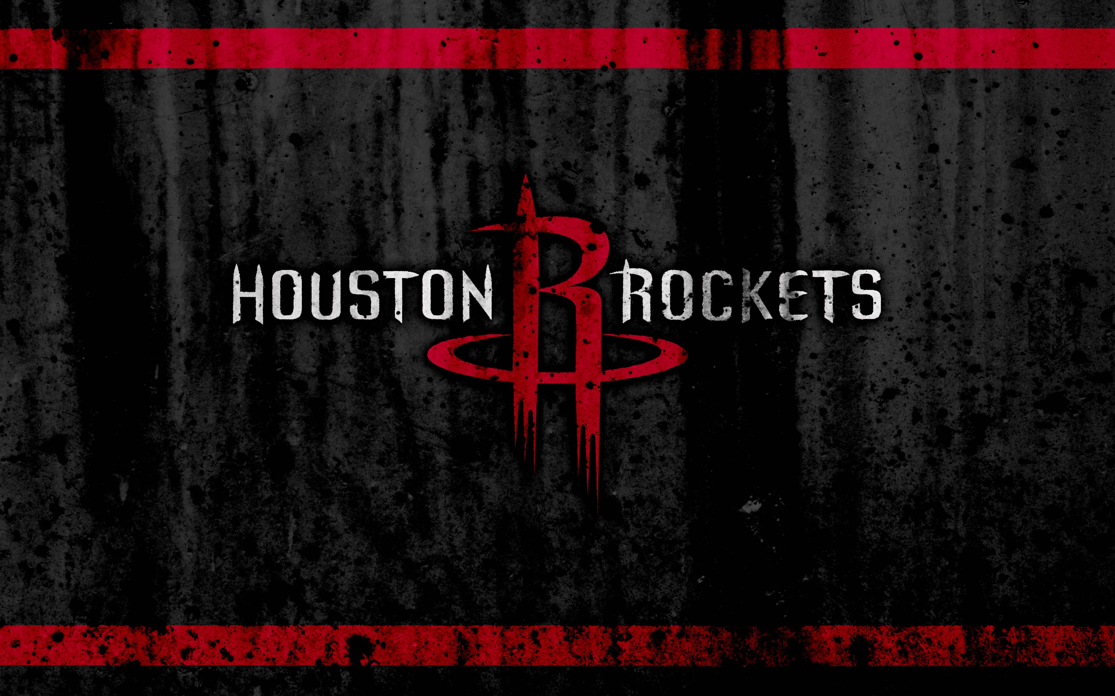 Houston Rockets, red, white, 4K Desktop Wallpaper