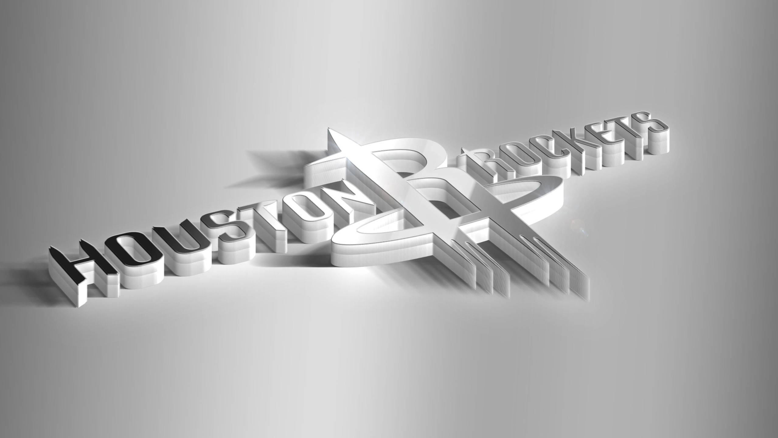 Houston Rockets, metallic silver, black lettering, Full HD Desktop Wallpaper