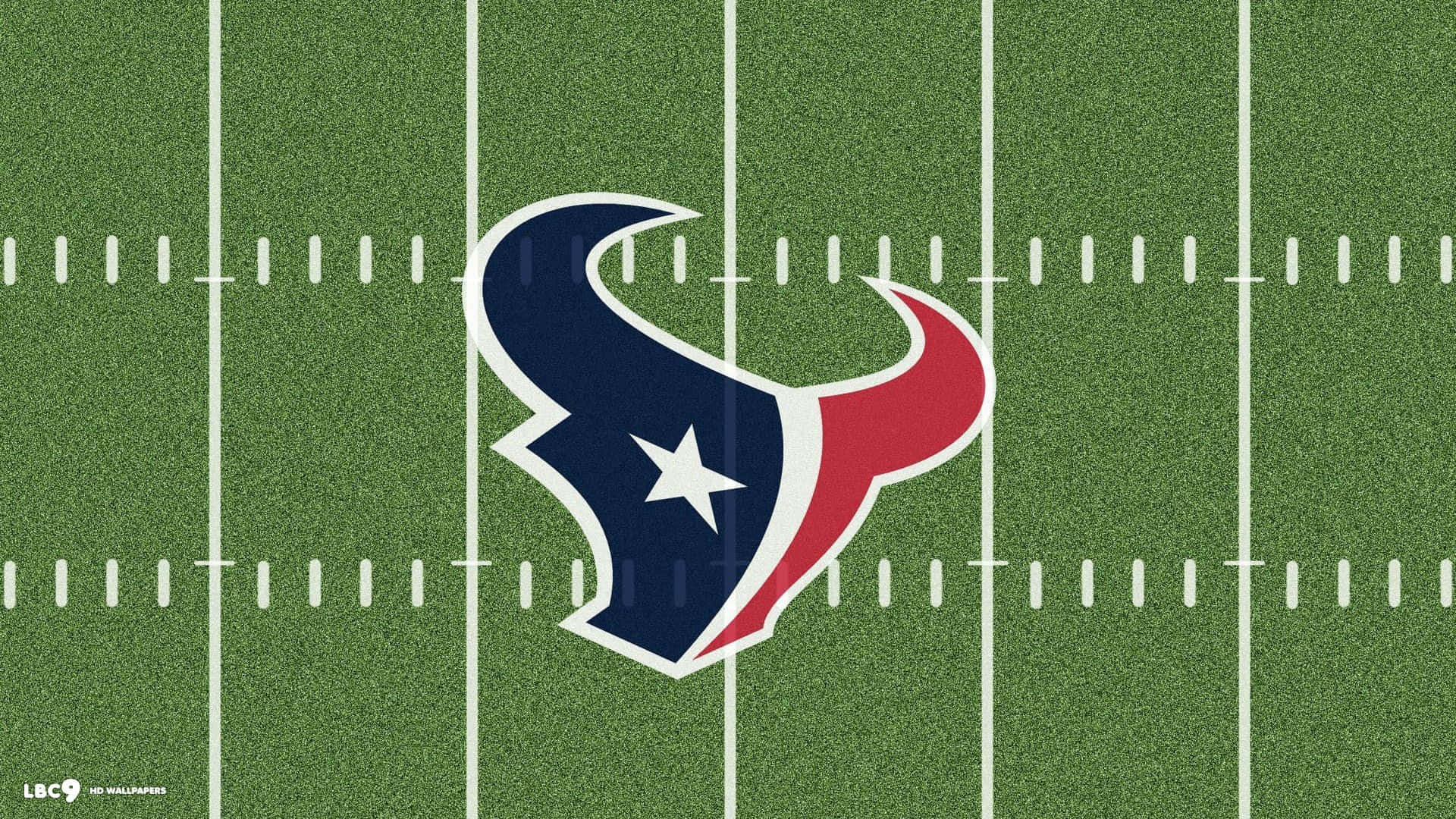 Houston Texans, logo, green football field, Full HD Desktop Wallpaper