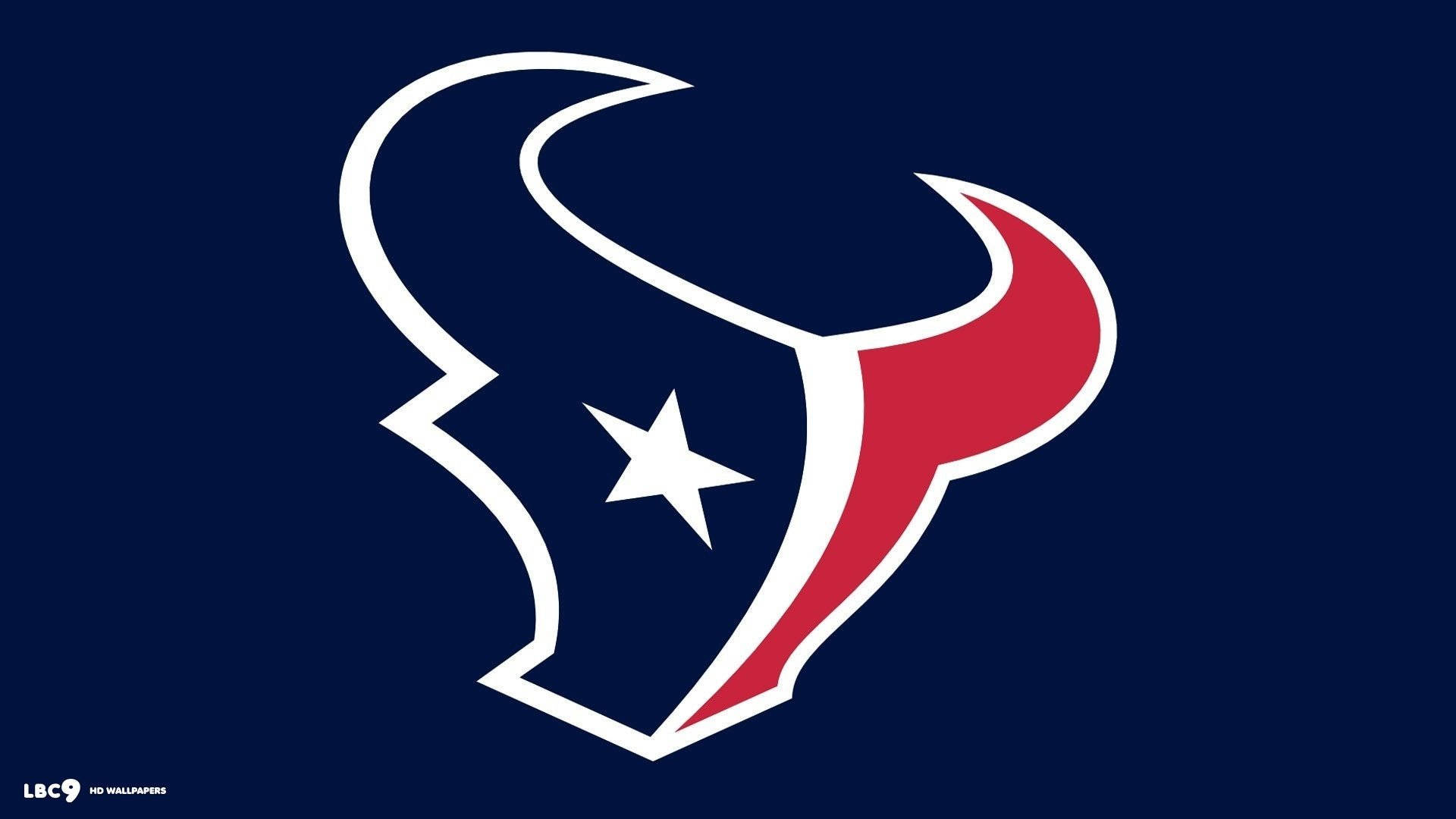 Houston Texans, bull head, white, Full HD Desktop Wallpaper