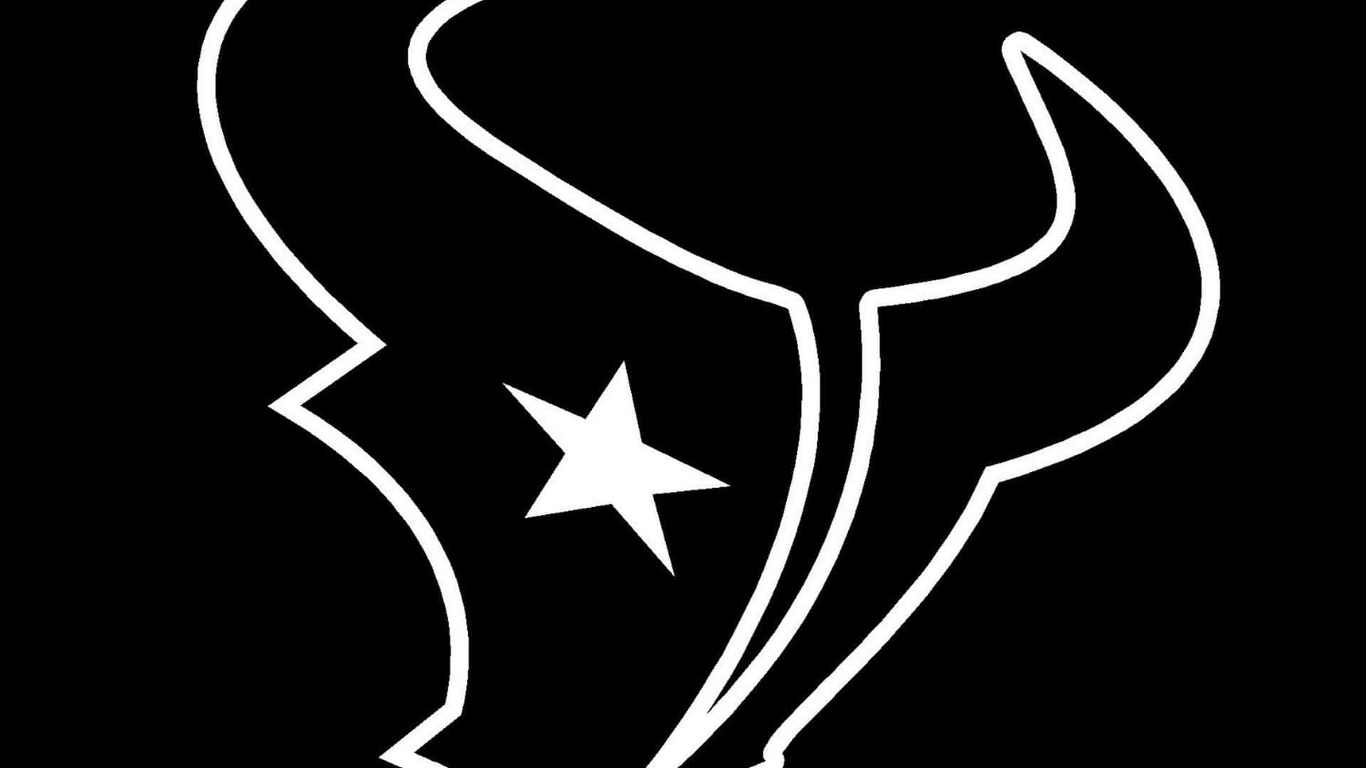 Houston Texans Logo, bull's head, star, Full HD Desktop Wallpaper