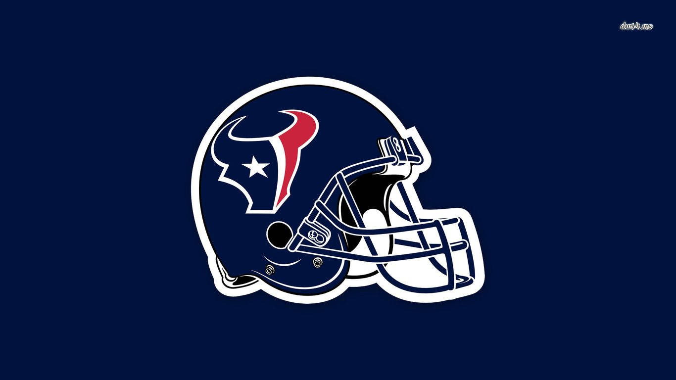 Houston Texans, football helmet logo, white red and blue, HD Desktop Wallpaper