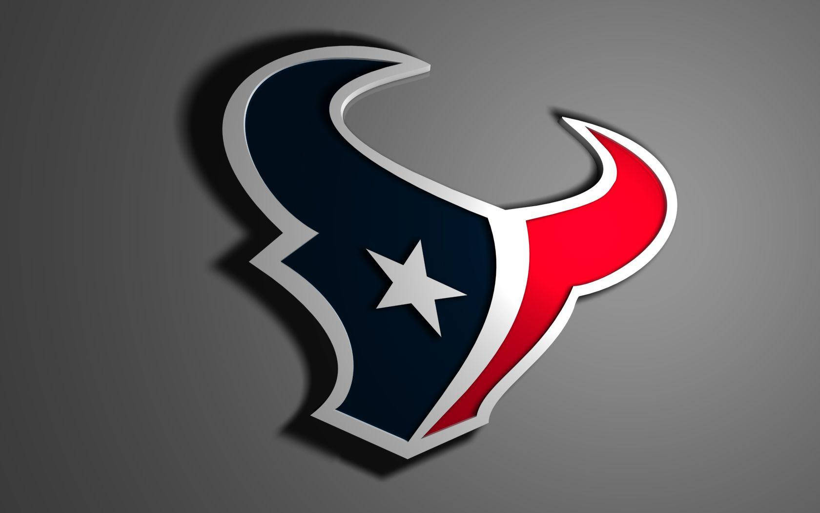 Houston Texans, navy red, white horns, HD Desktop Wallpaper