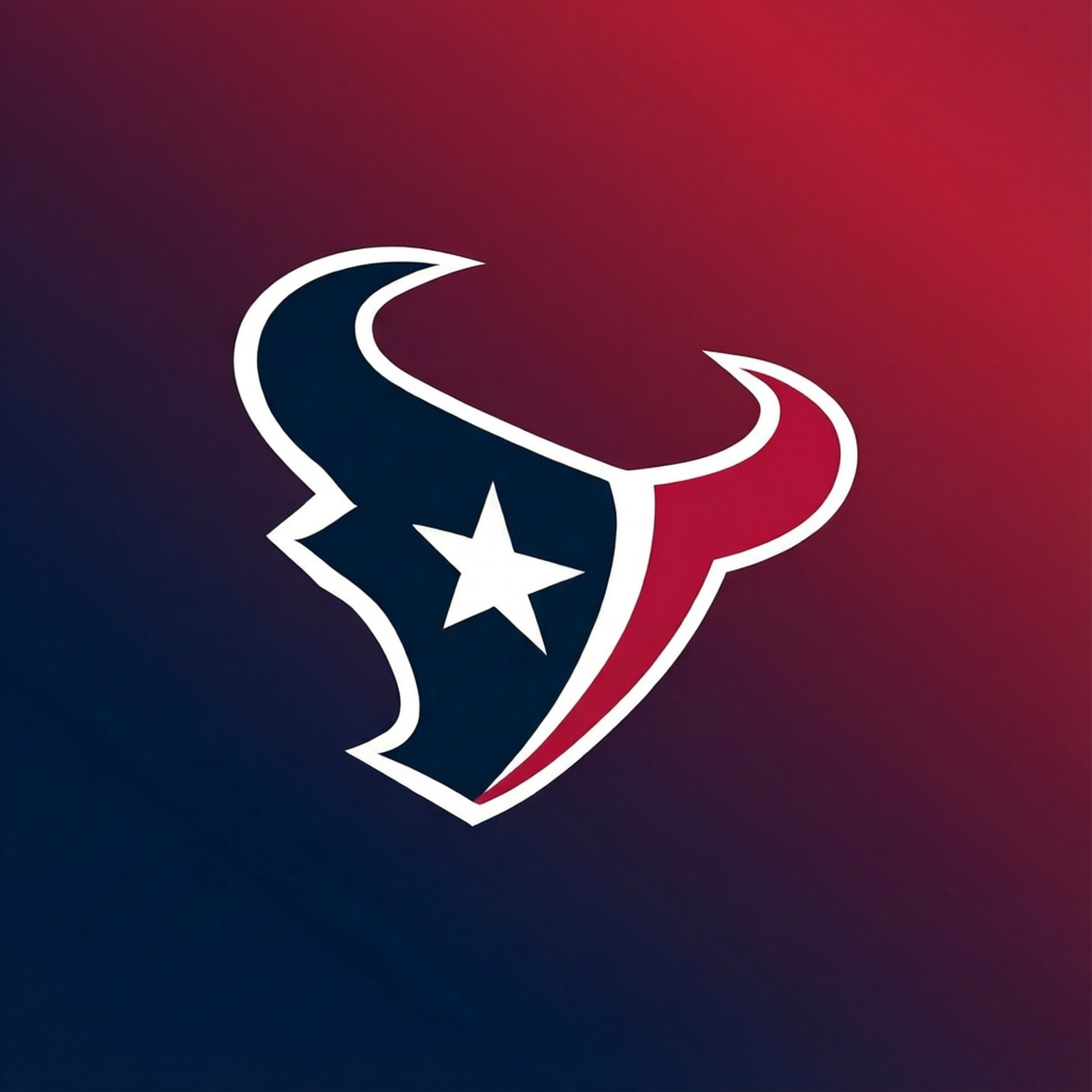 Houston Texans, white star, blue bull head silhouette, HD Desktop Wallpaper