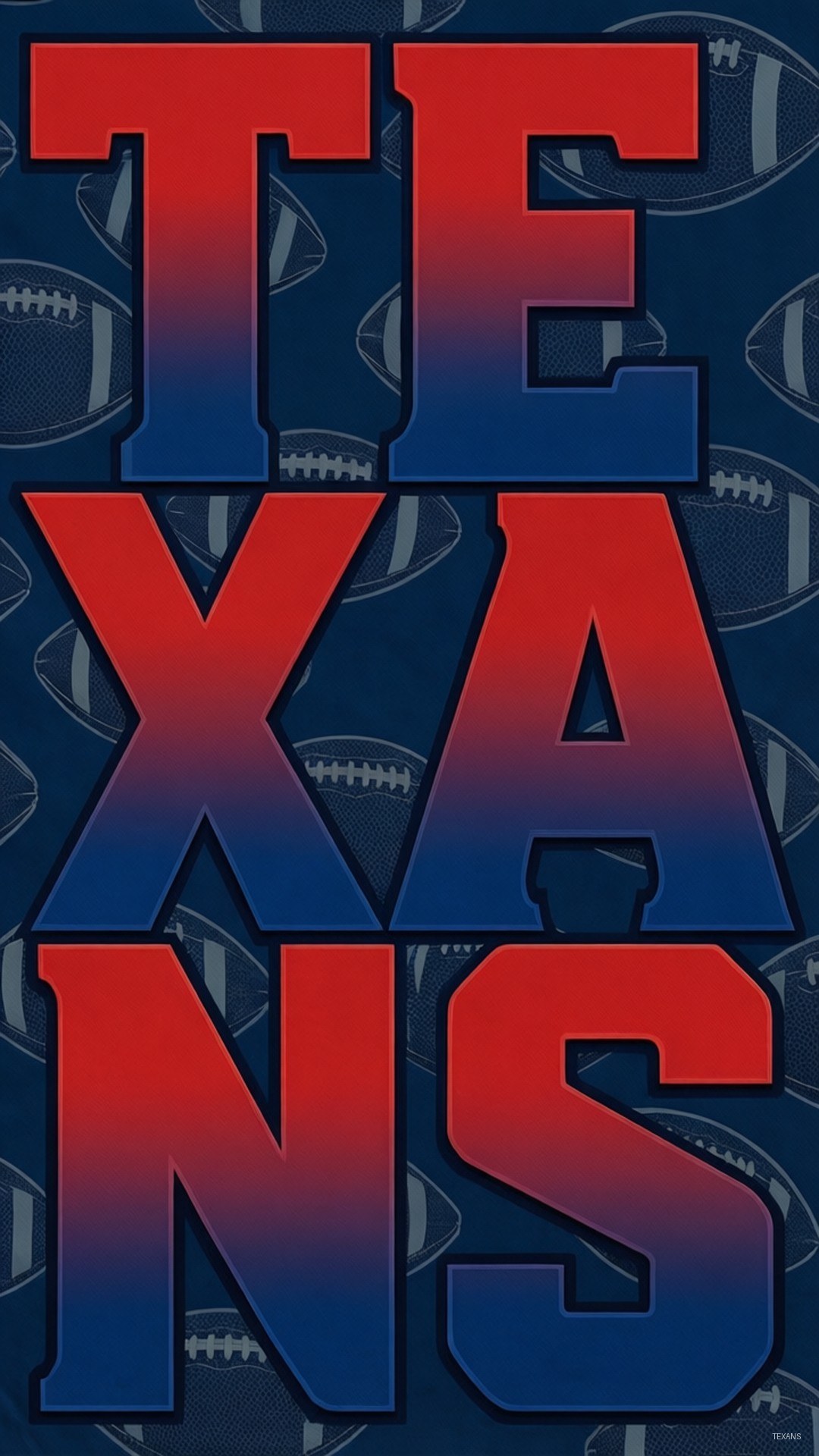 Houston Texans, red and blue gradient, dark blue background, Full HD Phone Wallpaper