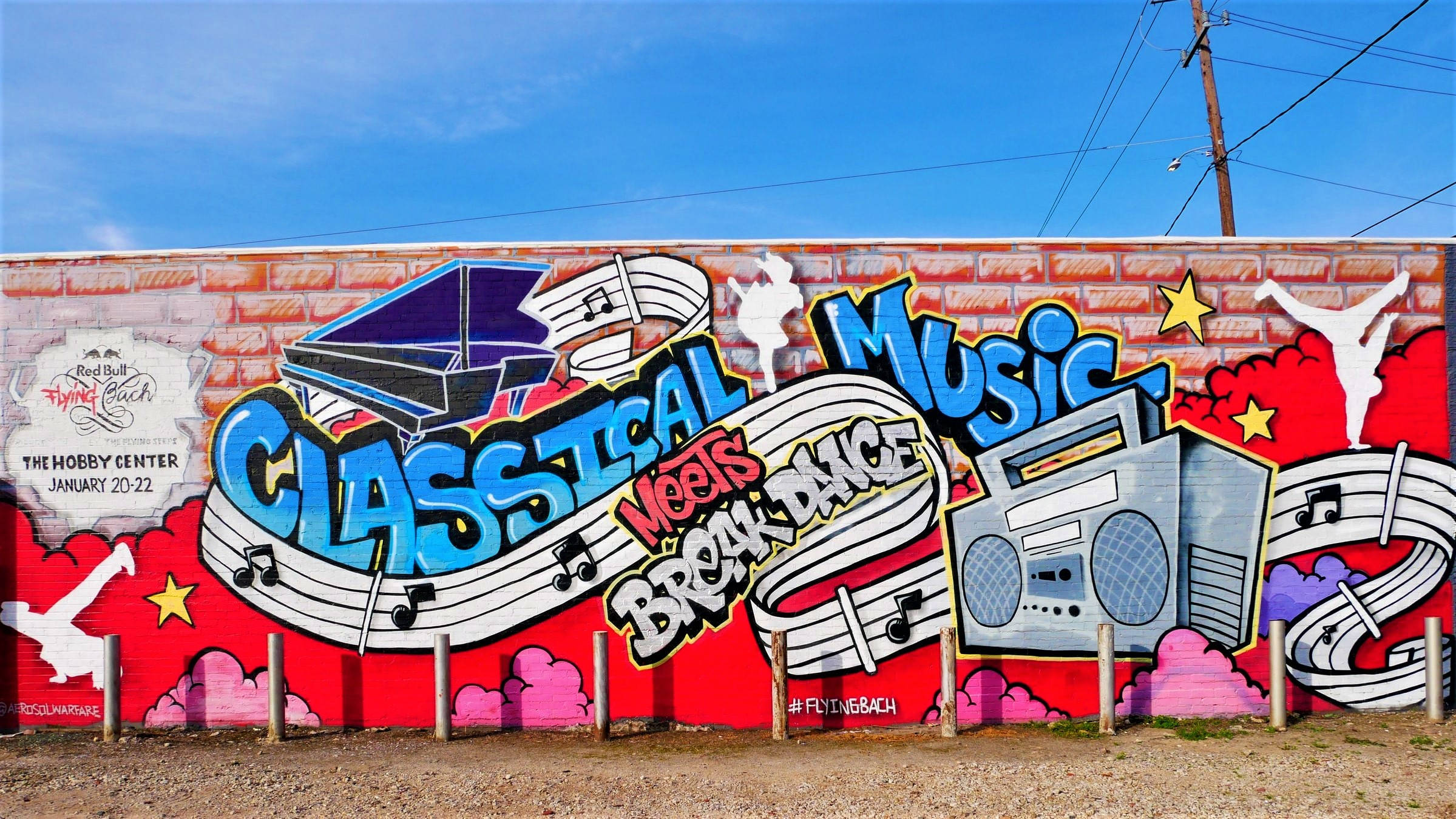classical music, graffiti, Houston, Full HD Desktop Wallpaper