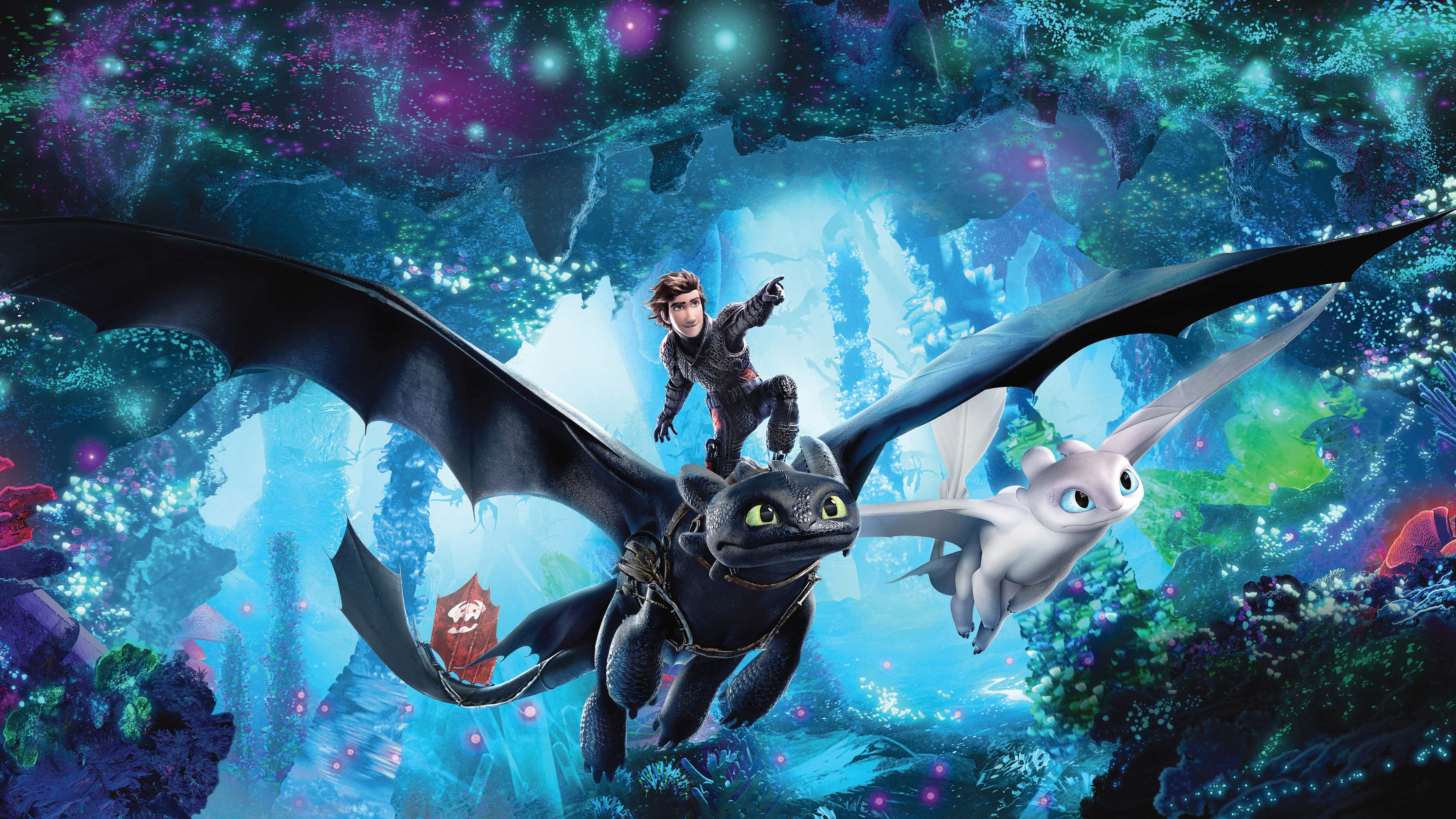 How To Train Your Dragon 4K, How To Train Your Dragon 2, black dragon, 4K Desktop Wallpaper