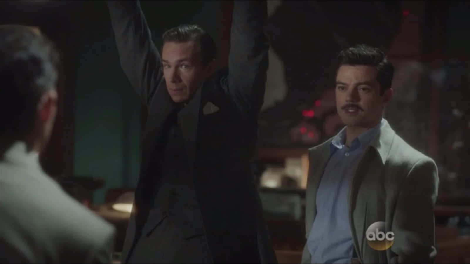 Howard Stark, suit, dimly lit room, HD Desktop Wallpaper