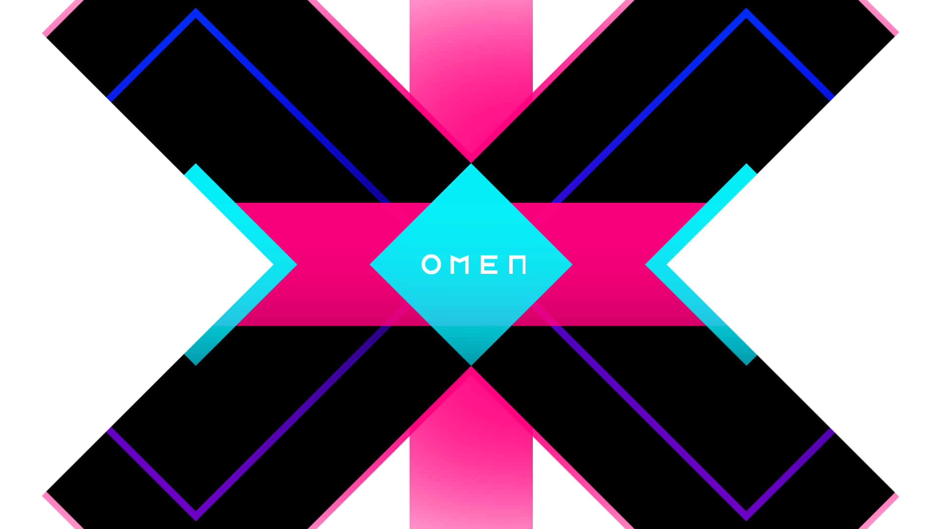 hp omen, black, blue, Full HD Desktop Wallpaper