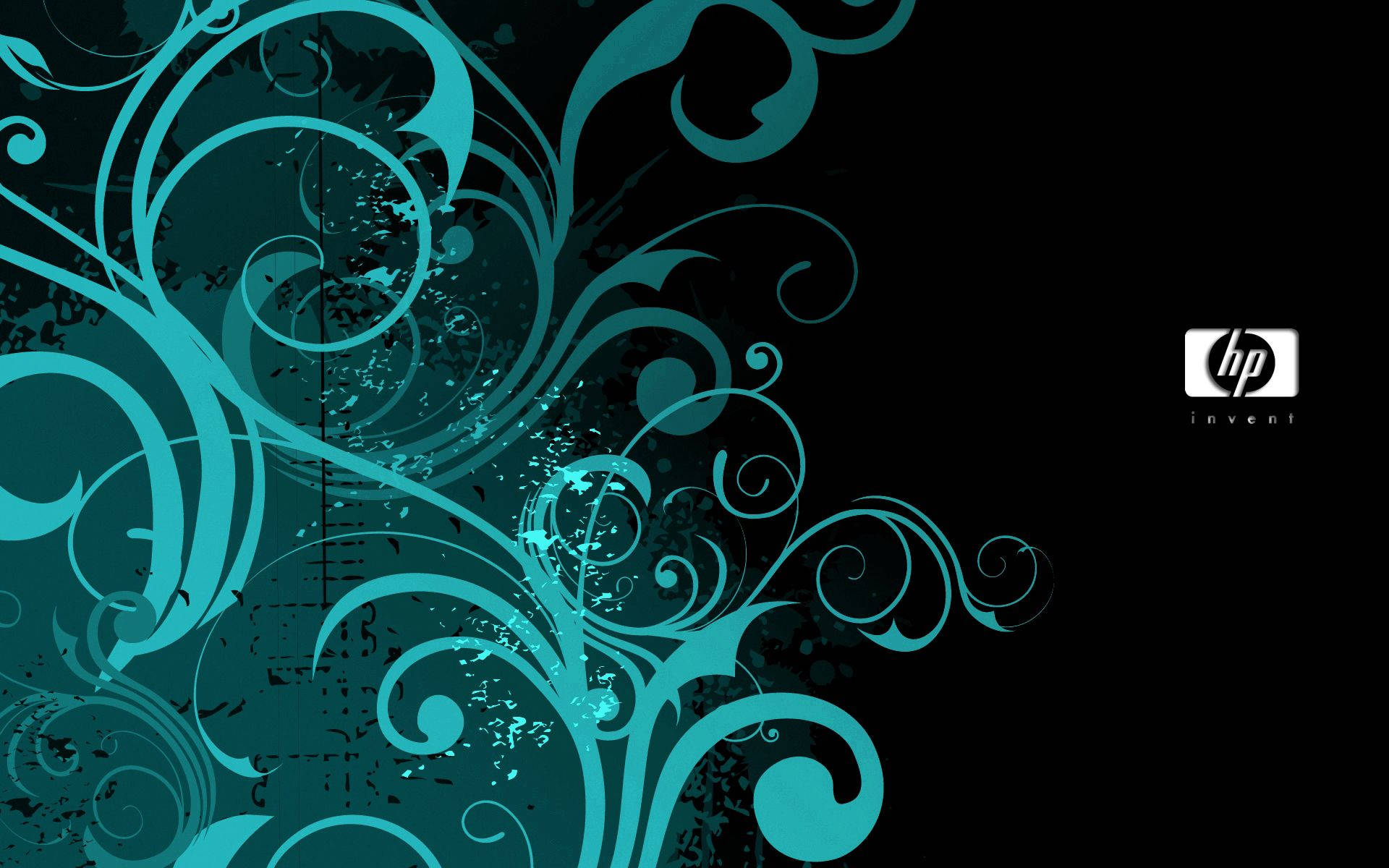 Hp, Classic Batik Design, teal, Full HD Desktop Wallpaper