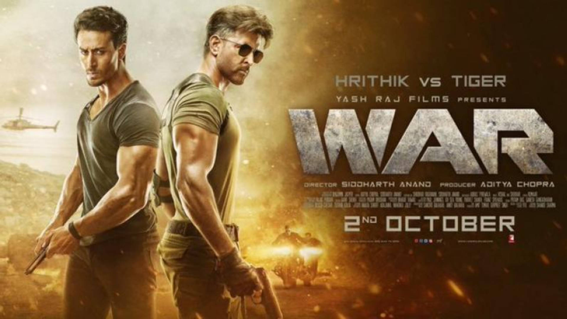Hrithik Roshan, war movie, combat gear, Full HD Desktop Wallpaper