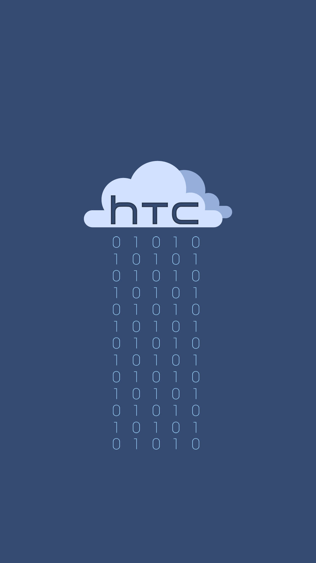 htc, grey cloud, binary code, Full HD Phone Wallpaper