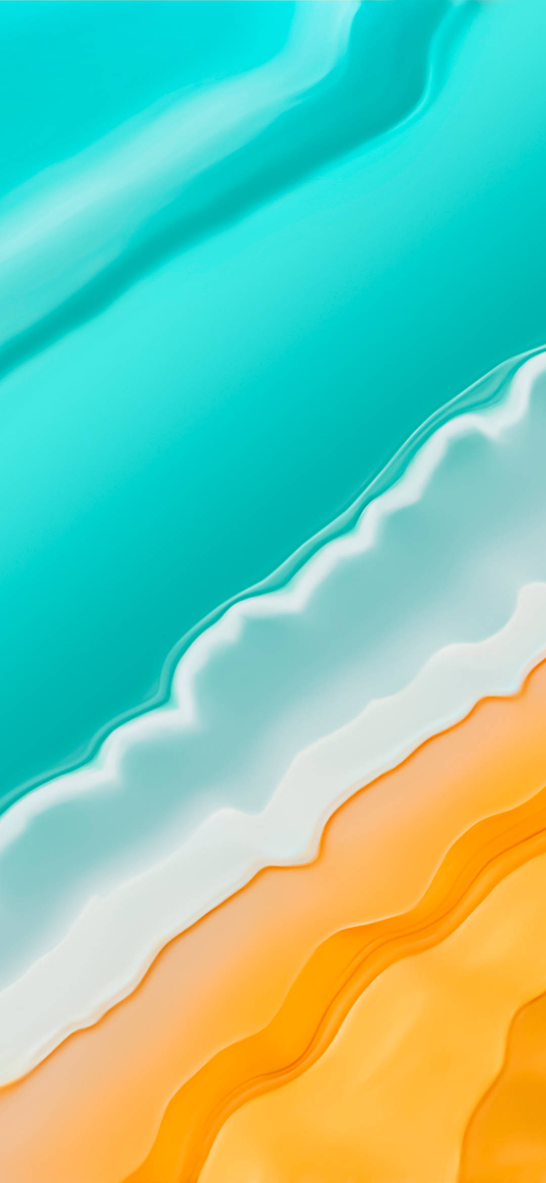 Huawei Honor, irregular layer, turquoise, Full HD Phone Wallpaper