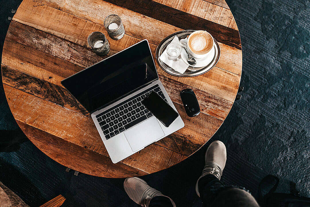 Huawei Honor, laptop, coffee, SD Desktop Wallpaper