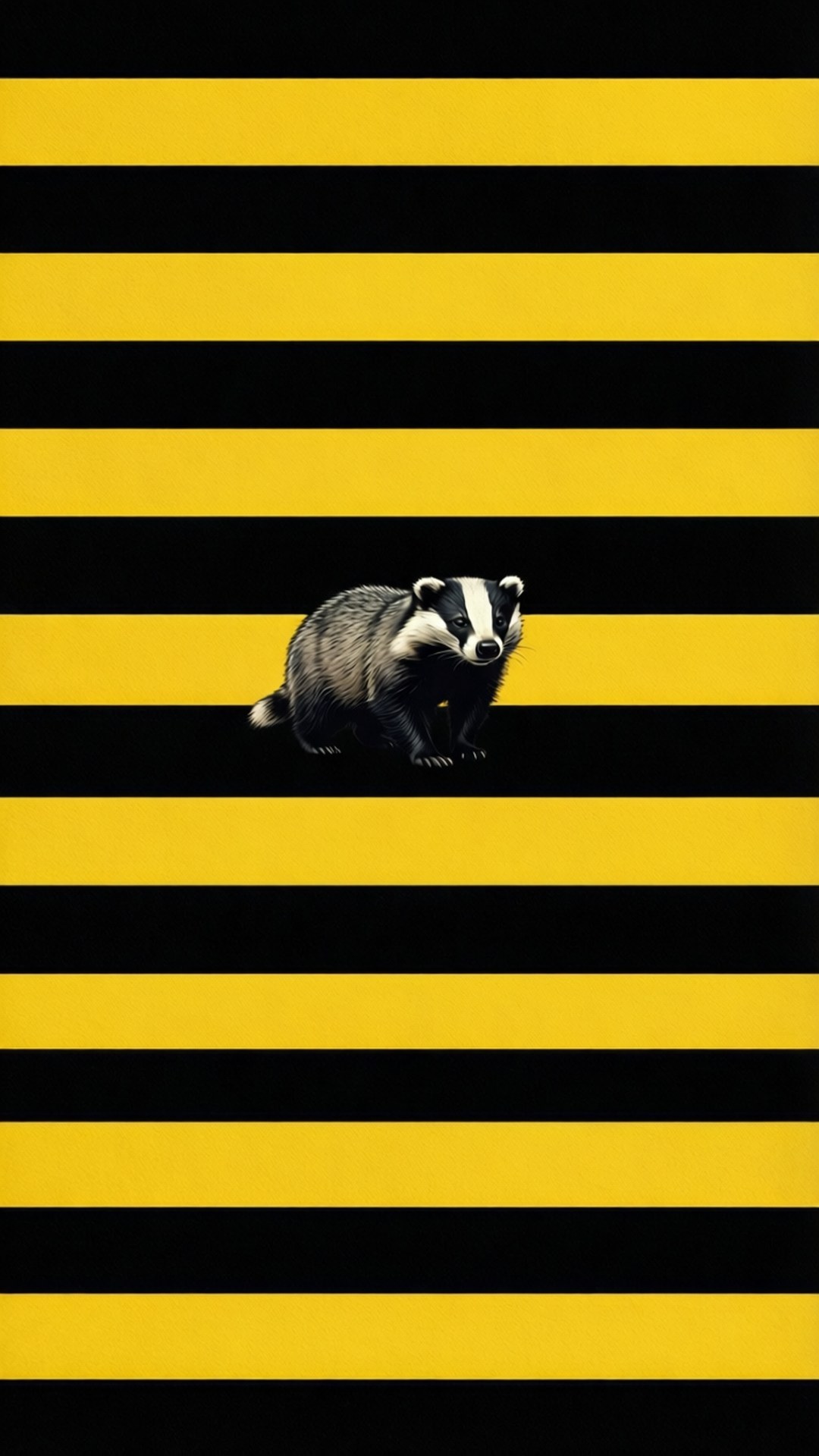 Hufflepuff, yellow, black, Full HD Phone Wallpaper