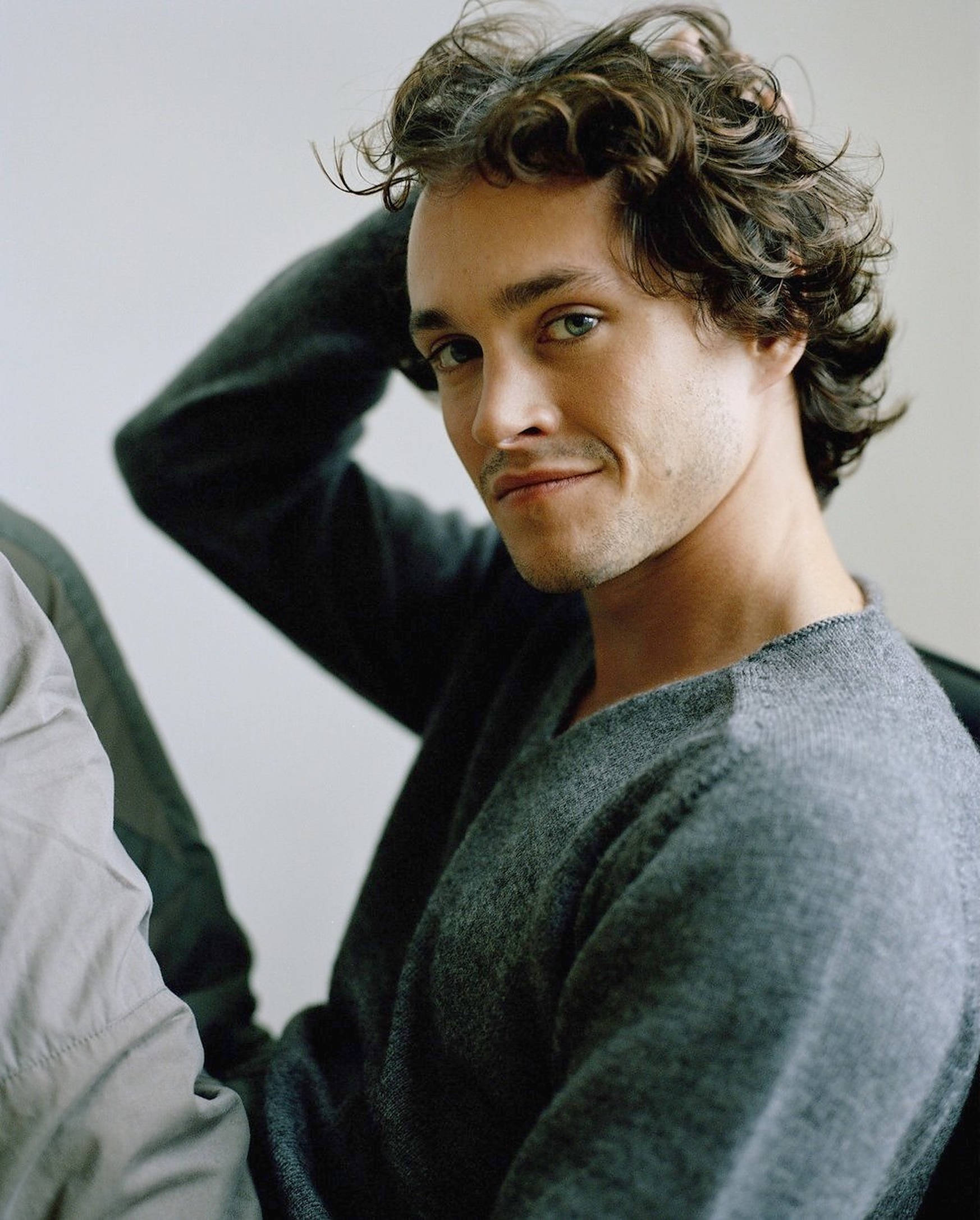 Hugh Dancy, English actor, tousled brown hair, Full HD Phone Wallpaper