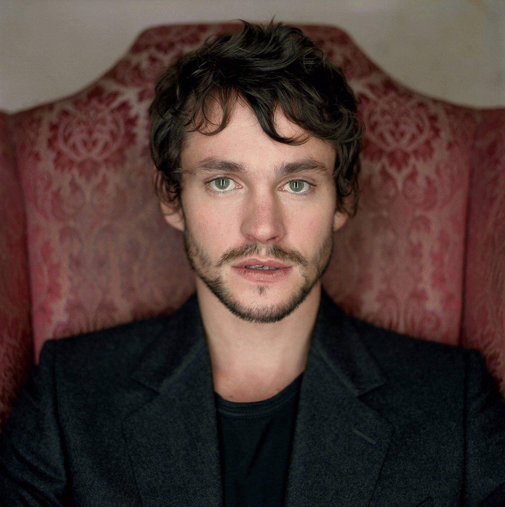 Hugh Dancy, green eyes, dark hair, Full HD Phone Wallpaper