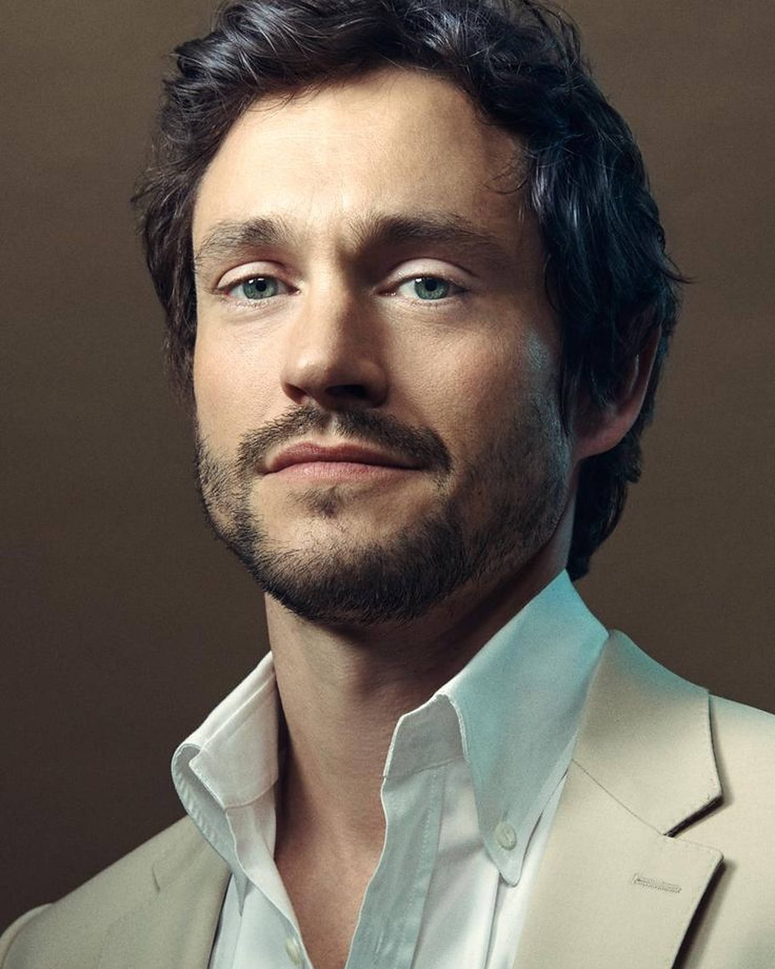 Hugh Dancy, dark hair, blue eyes, Full HD Phone Wallpaper
