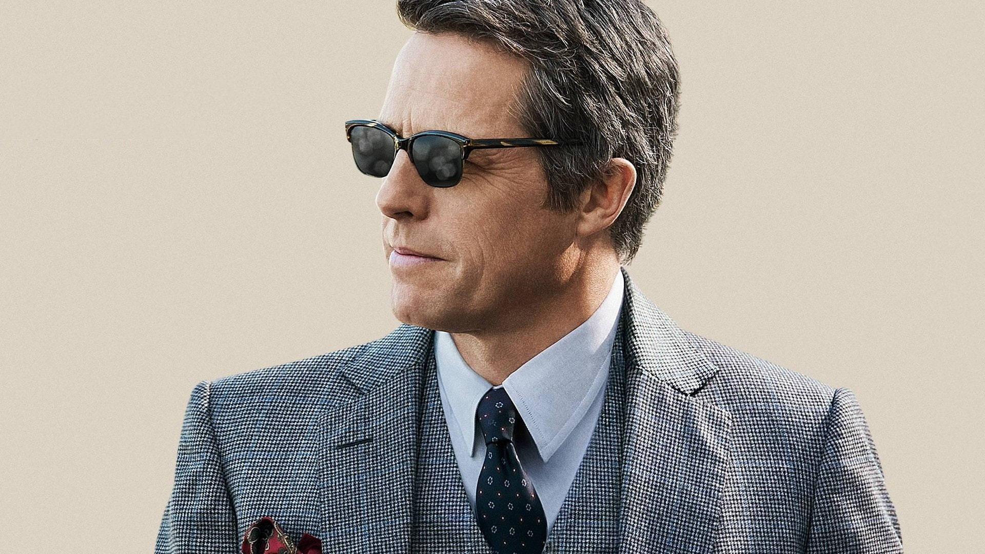 Hugh Grant, checkered suit, sunglasses, Full HD Desktop Wallpaper