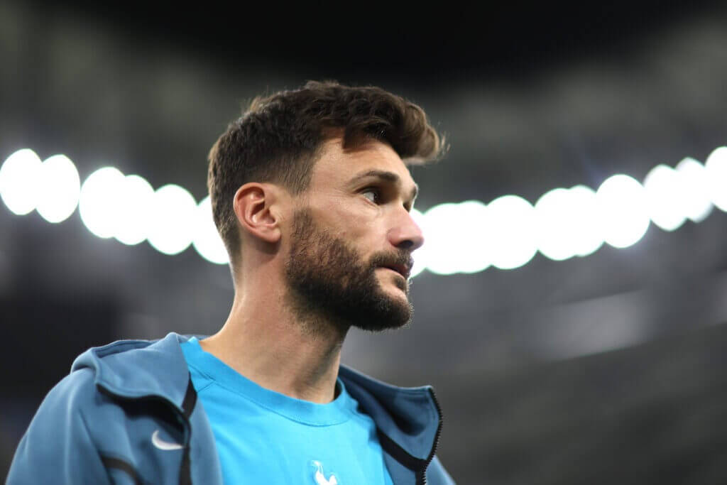 Hugo Lloris, stadium, bright overhead lights, SD Desktop Wallpaper