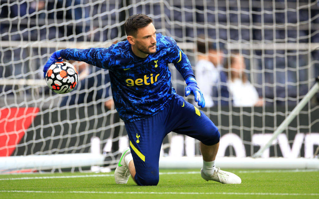 Hugo Lloris, blue kit, grass, SD Desktop Wallpaper