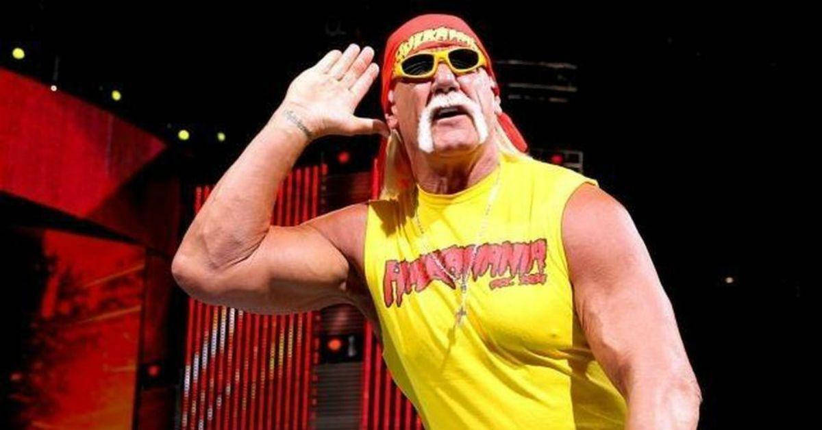 Hulk Hogan, yellow tank top, red headband, SD Desktop Wallpaper