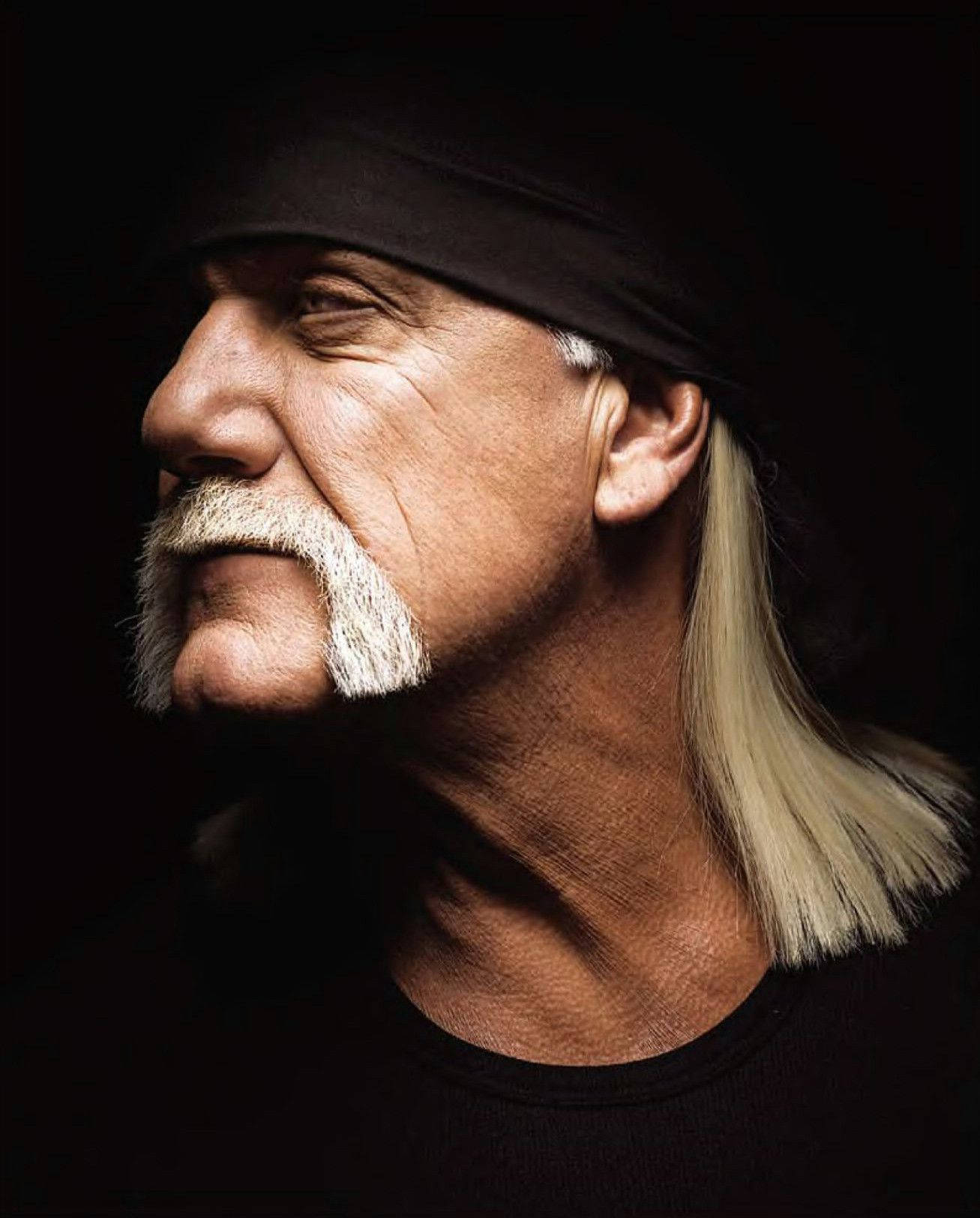 Hulk Hogan, white goatee, long blonde hair, HD Phone Wallpaper