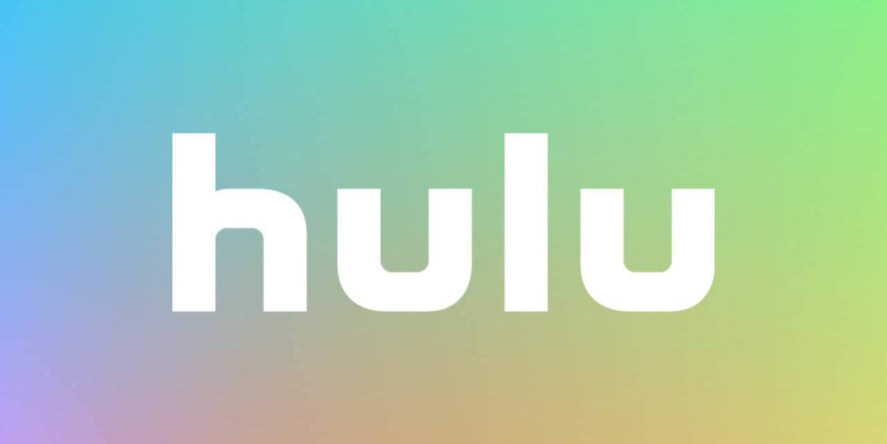 Hulu, white letters, soft gradient background, HD Desktop Wallpaper