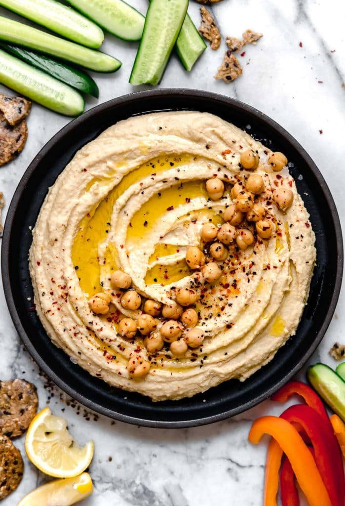 hummus, chickpeas, olive oil, SD Phone Wallpaper