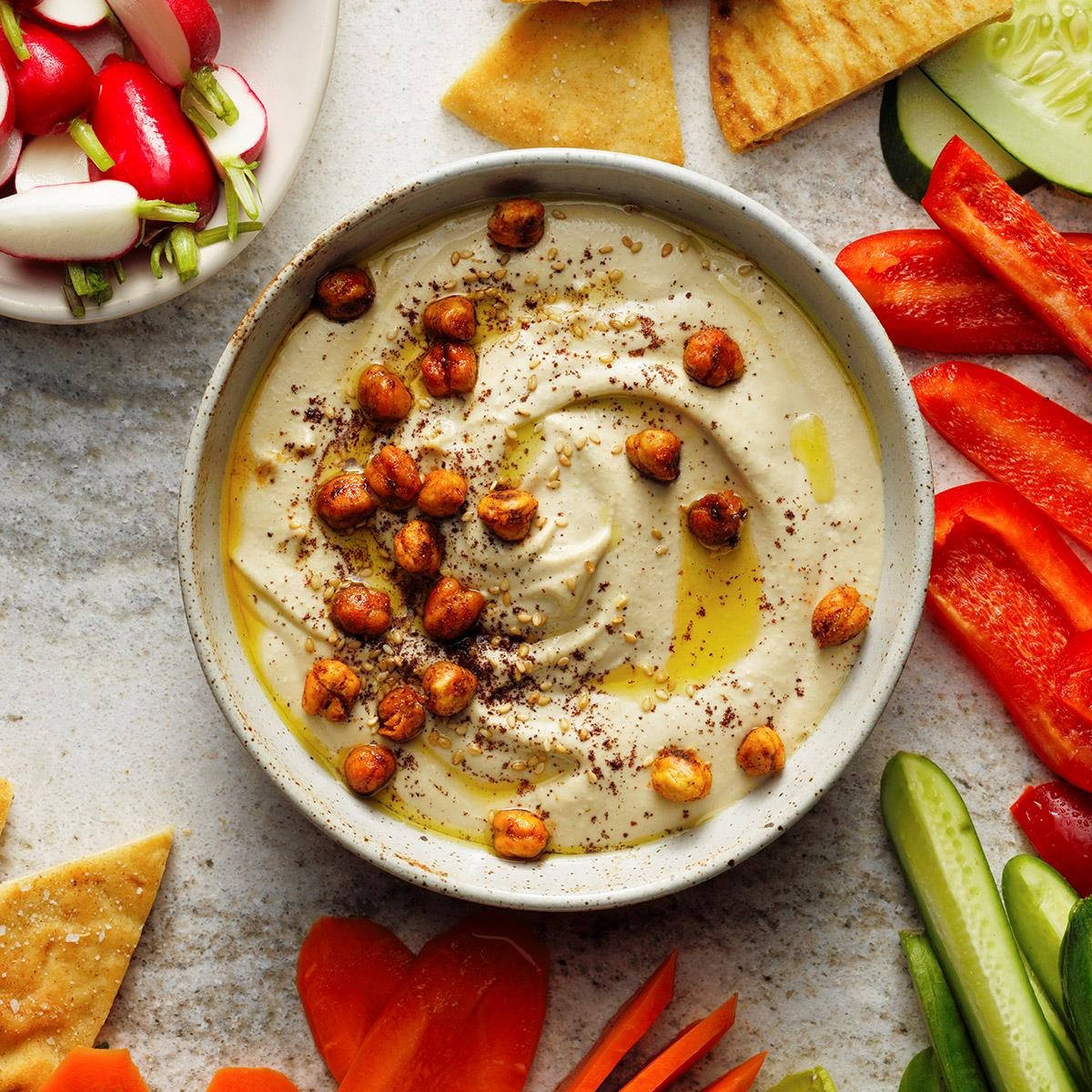 hummus, brown chickpeas, roasted chickpeas, SD Desktop Wallpaper
